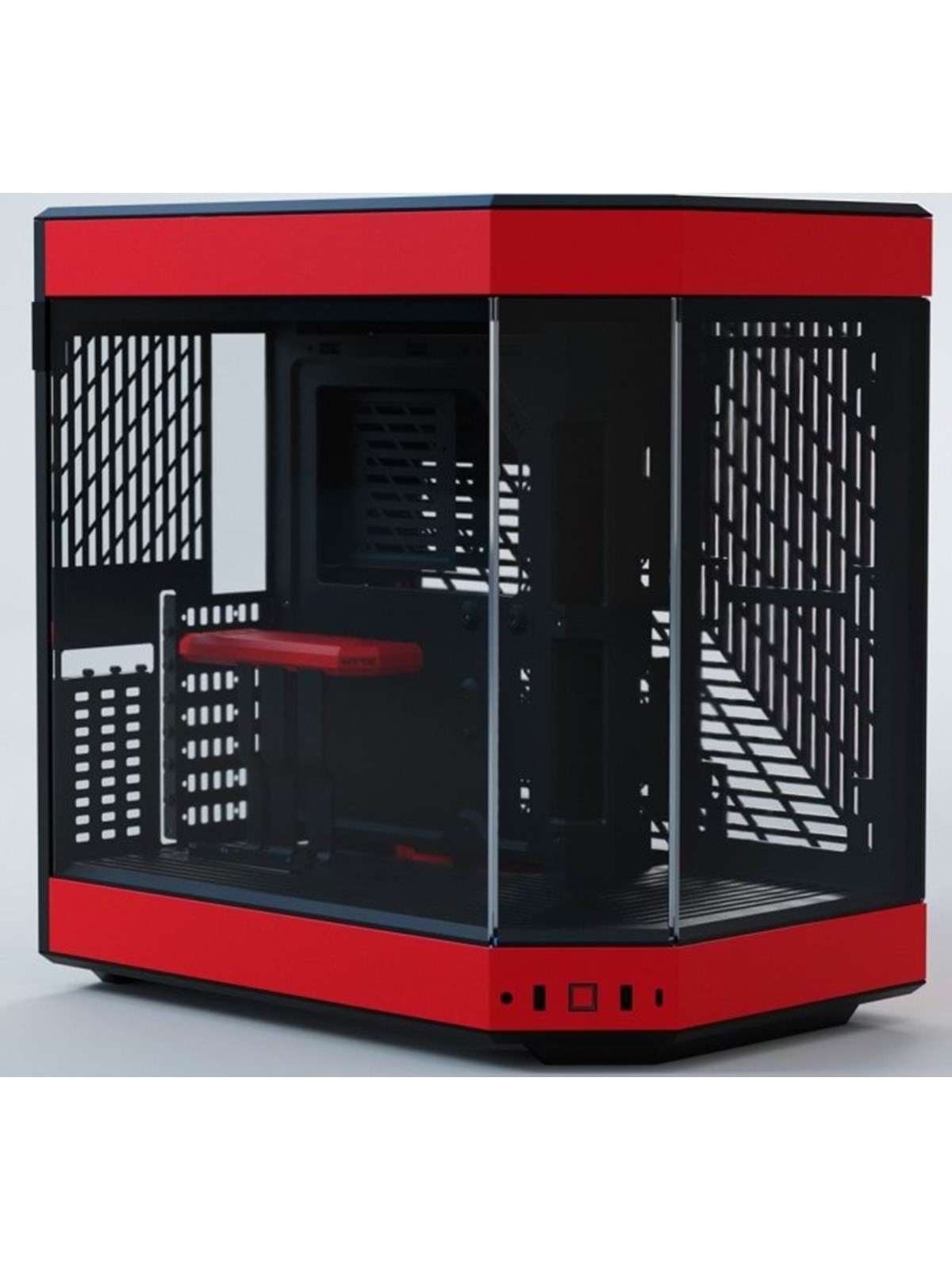 Hyte Y60 - Black/red - Gehäuse - Miditower - Rot - Gehaeuse - Cs-hyte-y60-br