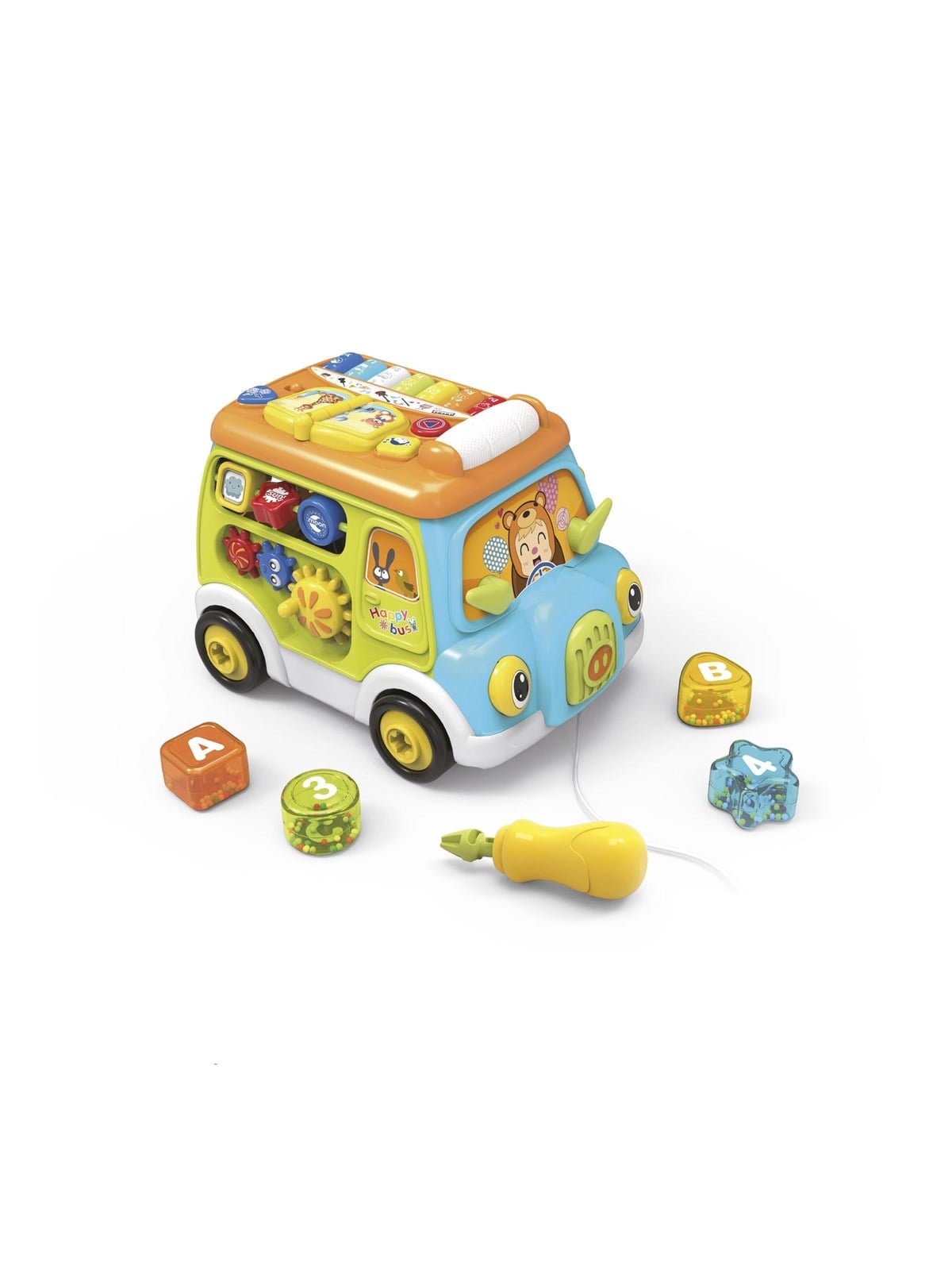 Scandinavian Baby Products Activity Musical Bus - Baby Spielzeug - Sbp-01781