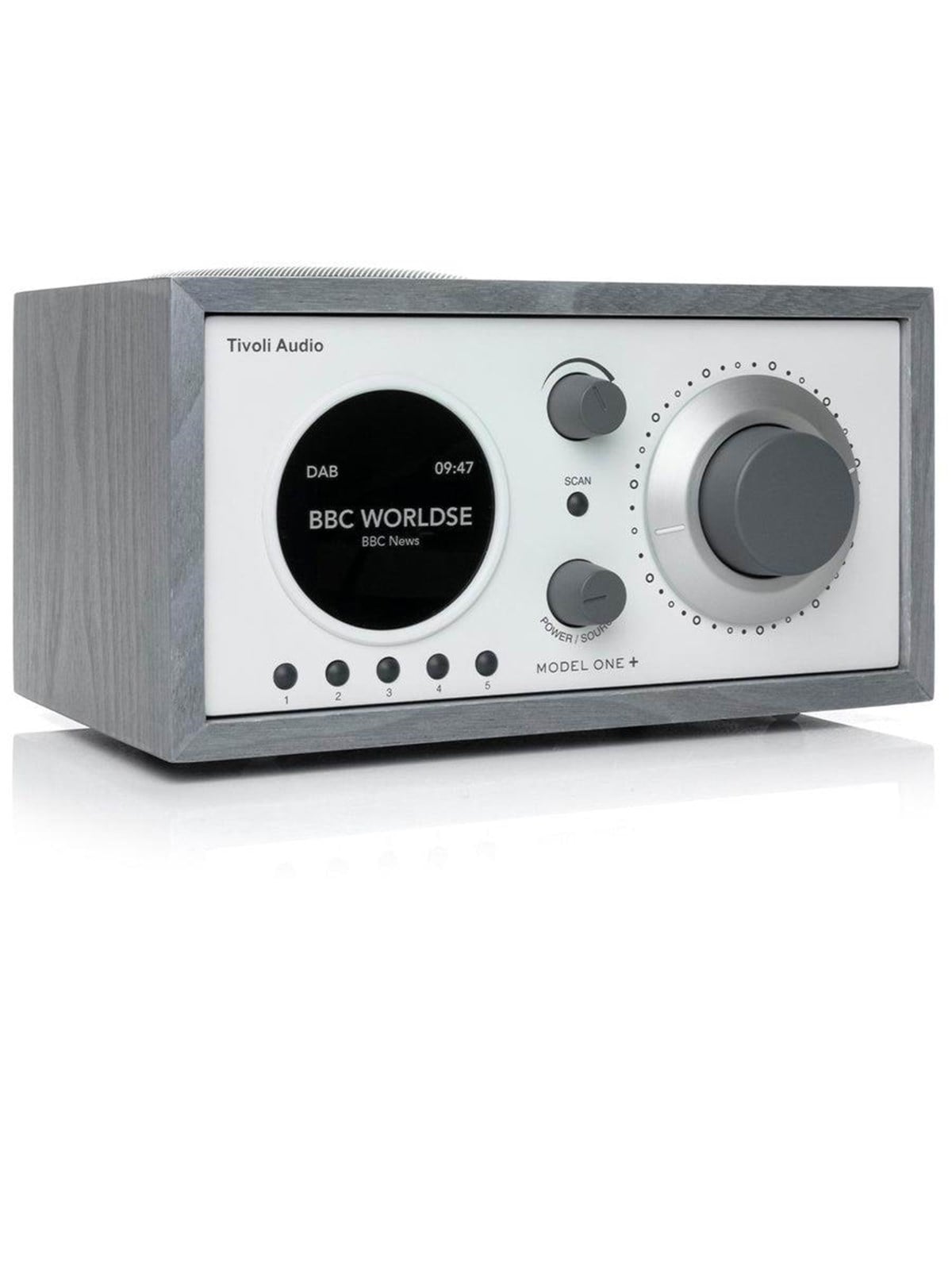 Tivoli Audio Classic Model One+ - Dab/dab+/FM - Grau/weiß - Dab Netzwerk Und Radiowecker - M1p-0196-unl