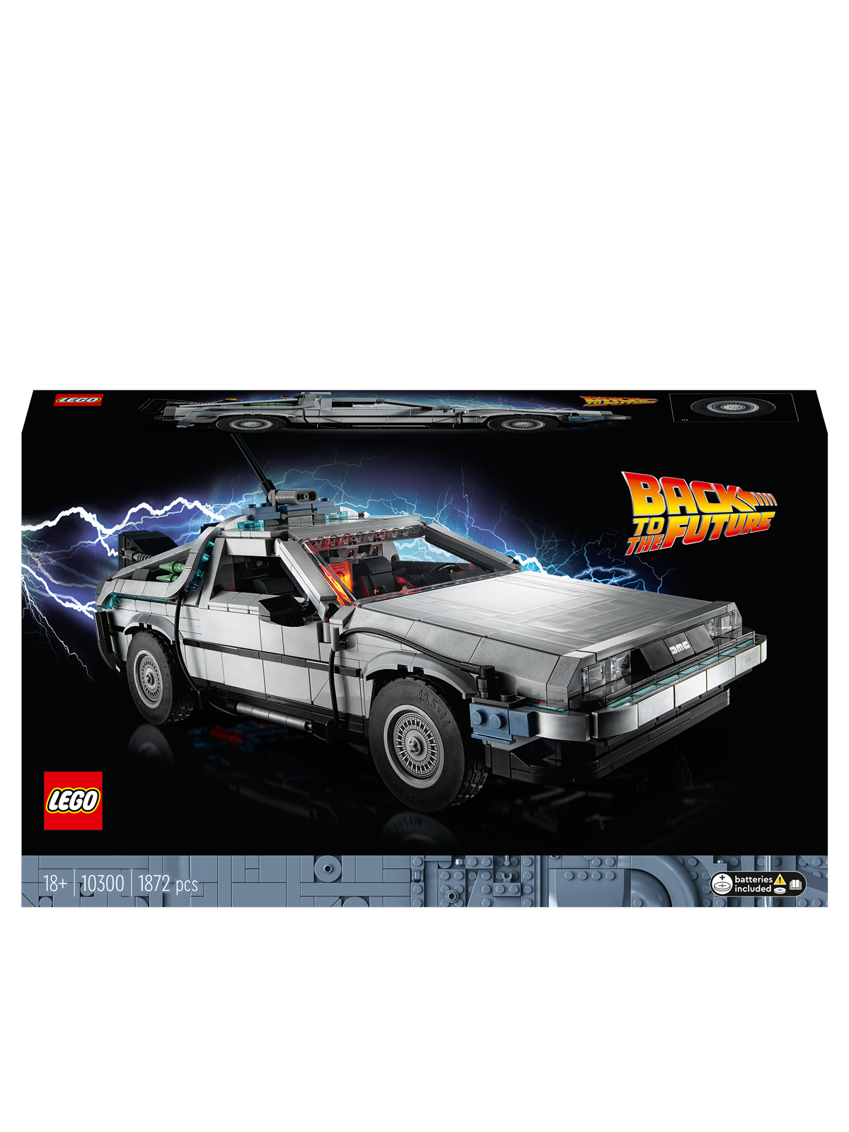 Lego Icons 10300 Die Zeitmaschine Aus Zurück in Die Zukunft