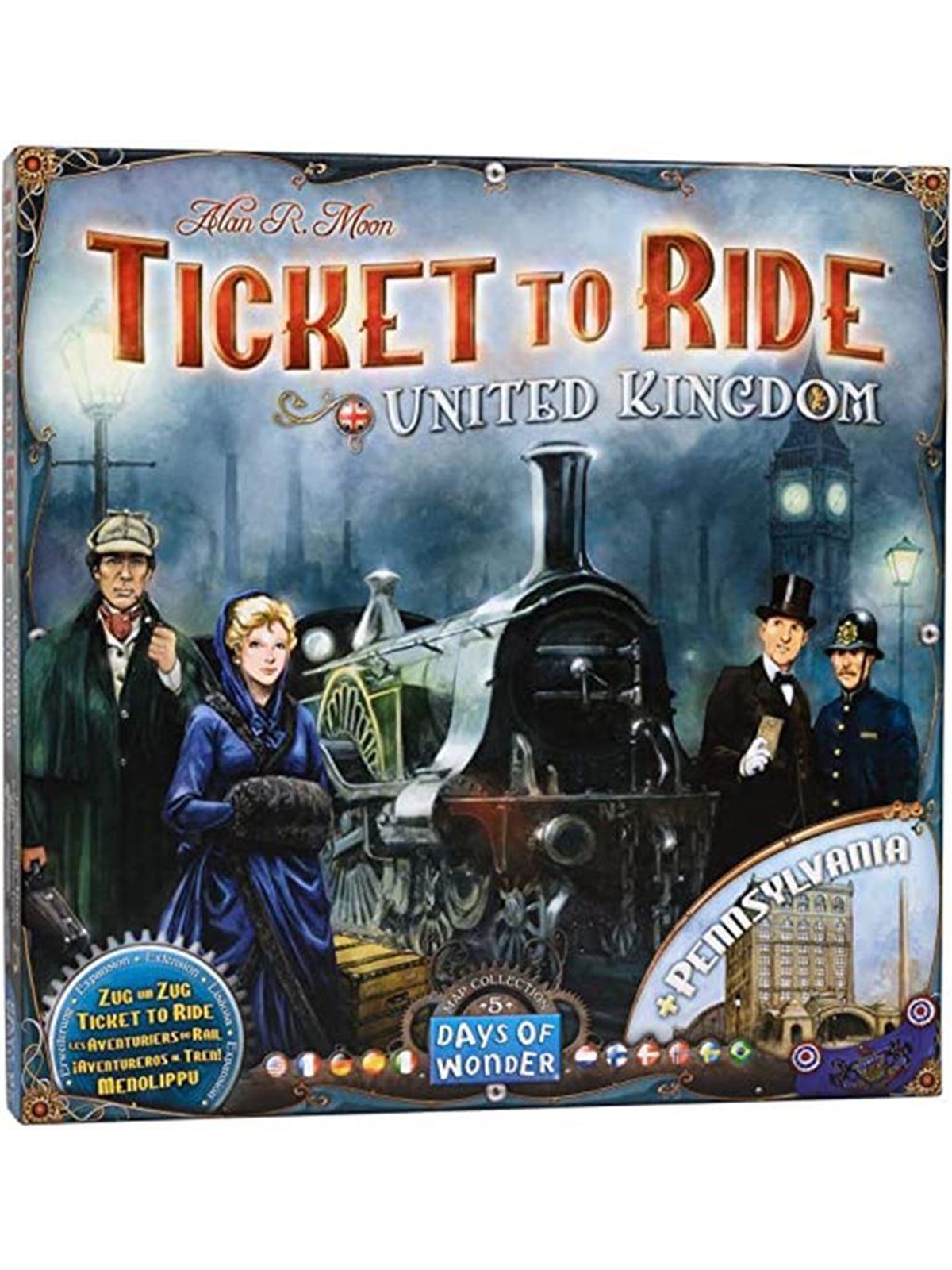 Days of Wonder Ticket To Ride Map Coll. #5 Uk/pennsylvania - Brettspiele - Dow720123