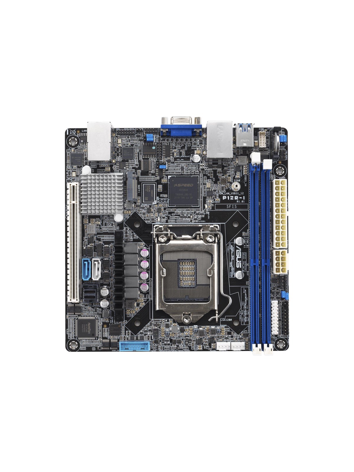 Asus P12r-i Mainboard - Intel C252 - Intel Lga1200 Socket - Ddr4 Ram - Atx - 90sb0a70-m0uay0