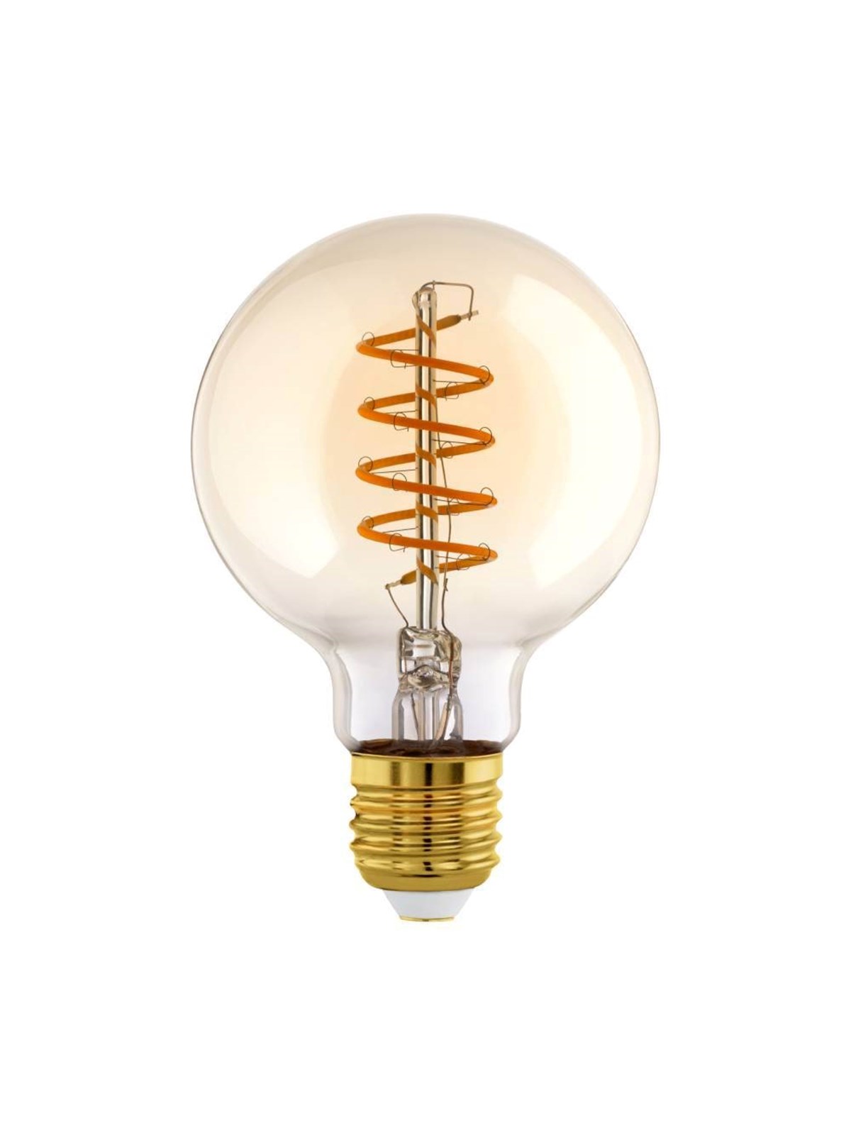 Eglo Led-lampe G95 Globe 4w/820 245 Lumen Amber Dimmable E27 - Led Birnen - 110081