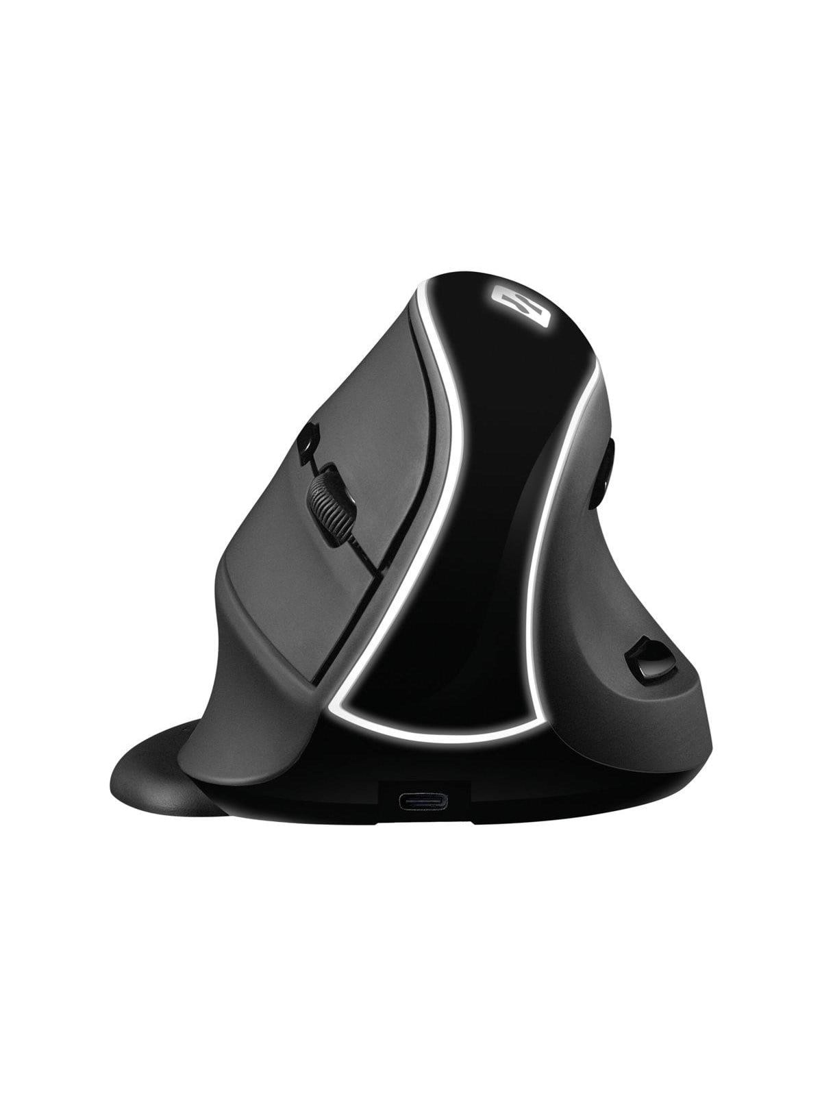 Sandberg Wireless Vertical Mouse Pro - Vertical Mouse (Schwarz) - Maus - 630-13