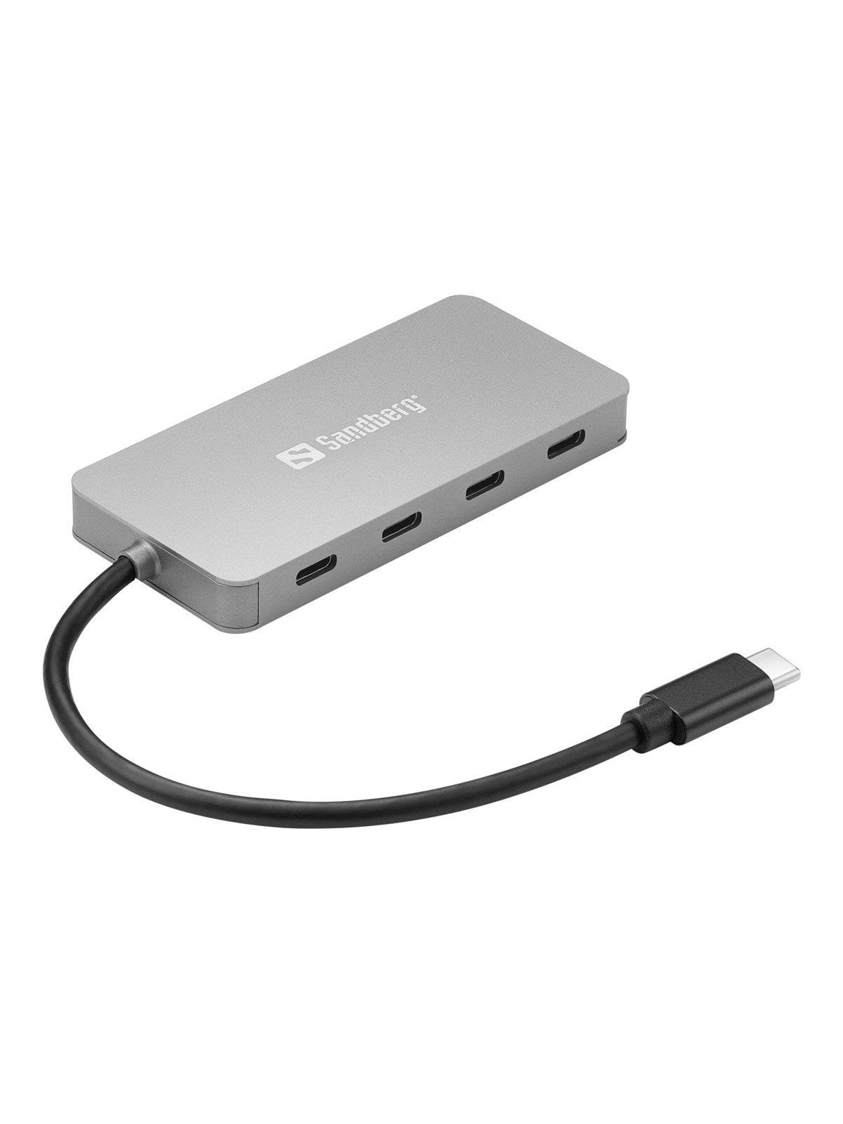 Sandberg Usb-c to 4 x Usb-c Hub Usb-hubs - Usb 3.1 - 4 - Grau - Usb Hubs - 136-41