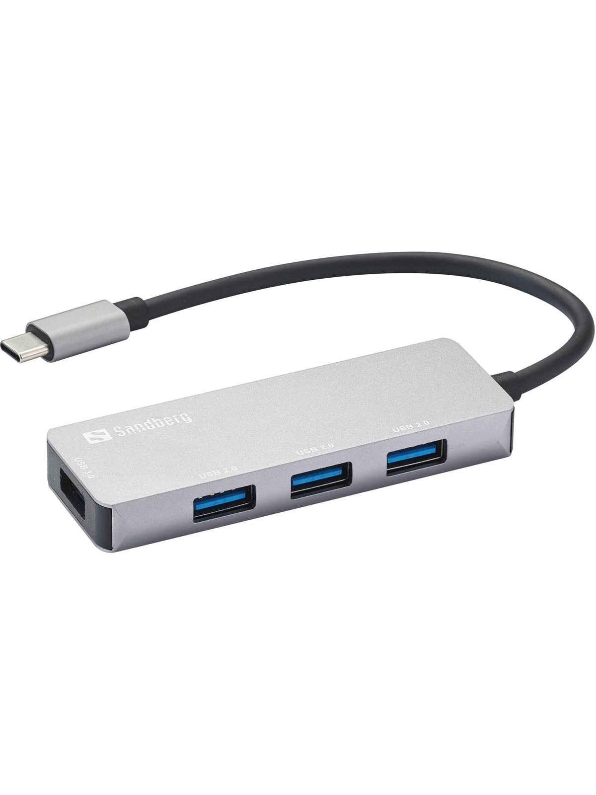 Sandberg 4-port Usb-c Hub Usb-hubs - 4 - Grau - Usb Hubs - 336-32