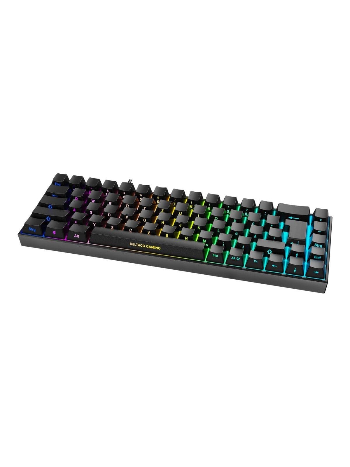 Deltaco Gaming Dk440r Wireless Keyboard (DE) - Gaming Tastaturen - Deutsch - Schwarz - Gam-100-de