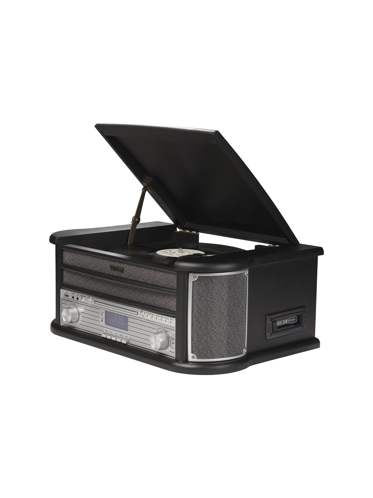 Denver Mrd-51 - Retro Music System - LP - CD - FM - Dab - Black - Micro Mini Systeme - Mrd-51black