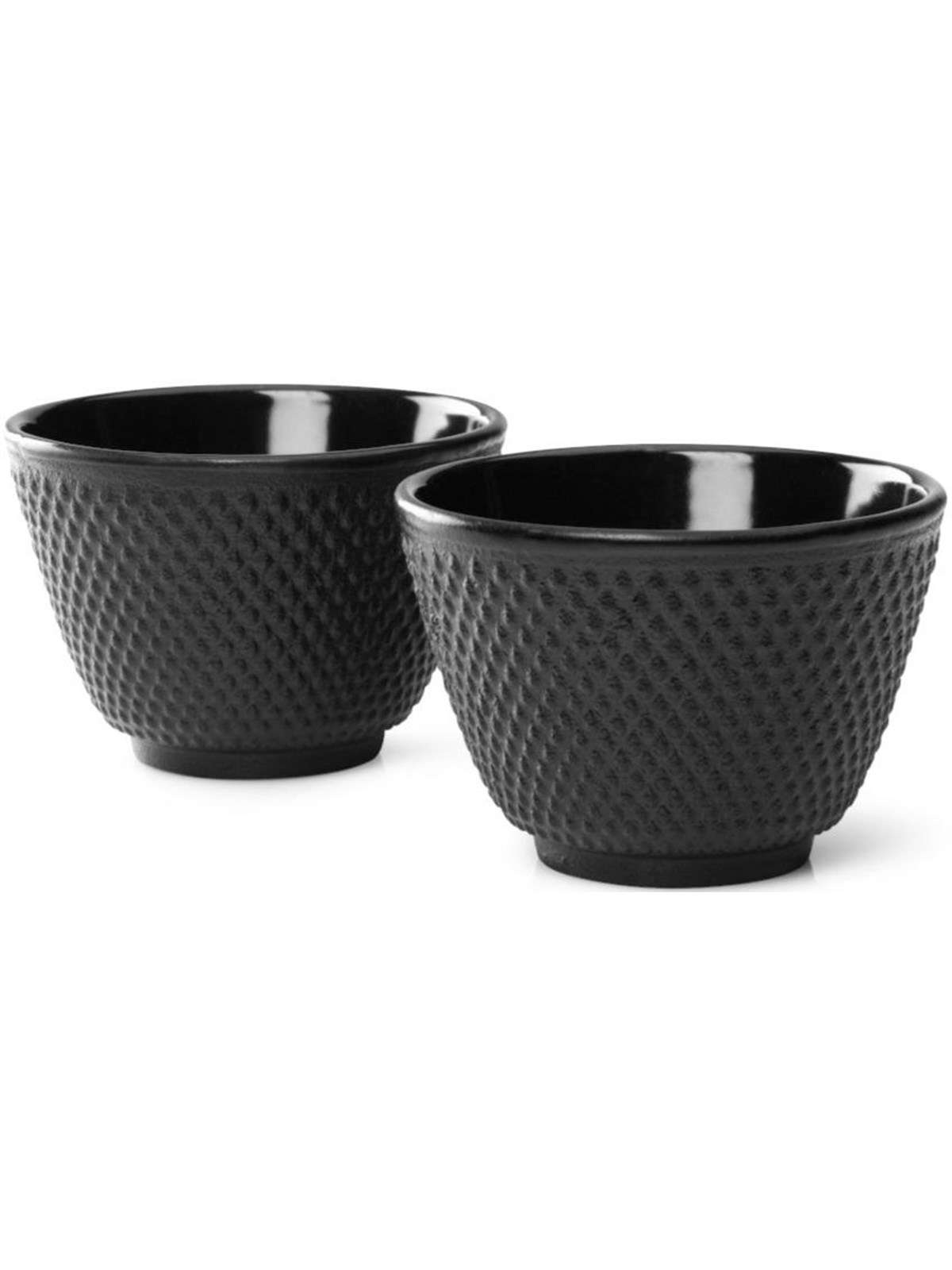 Bredemeijer Becher 2 Stück, Schwarz, Gusseisen, 7,8x5,3cm, Jang - Kuechenzubehoer - G004z