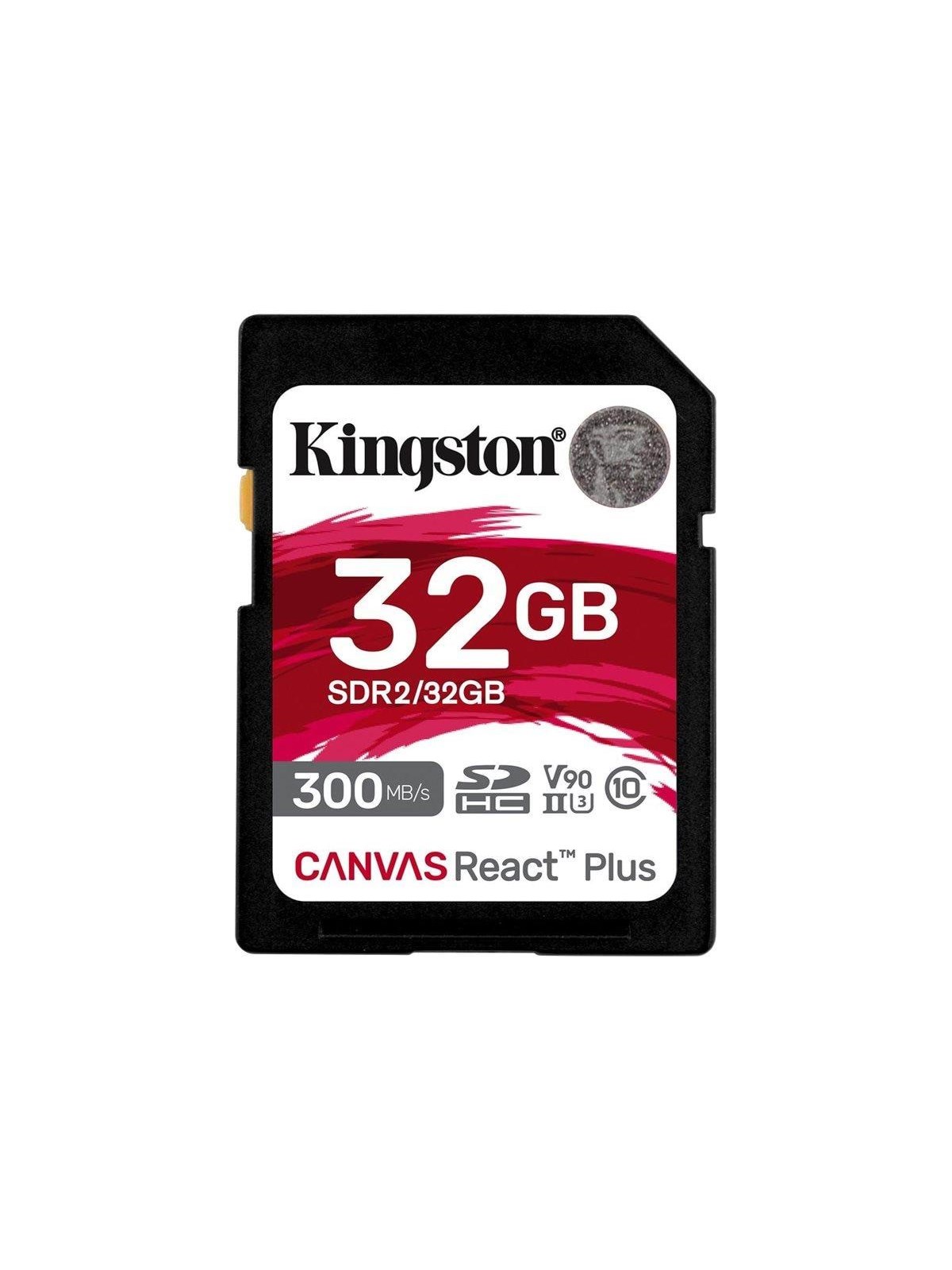 Kingston Canvas React Plus V90 SD - 300mb/s - 32gb - Speicherkarten - Sdr2/32gb