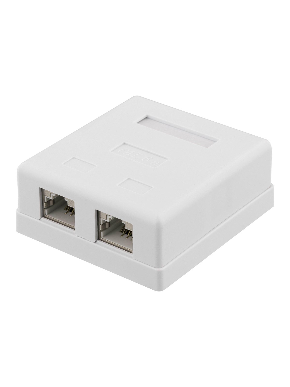 Deltaco Cat6a Shielding Wall Socket - Netzwerkzubehoer - Vr-221