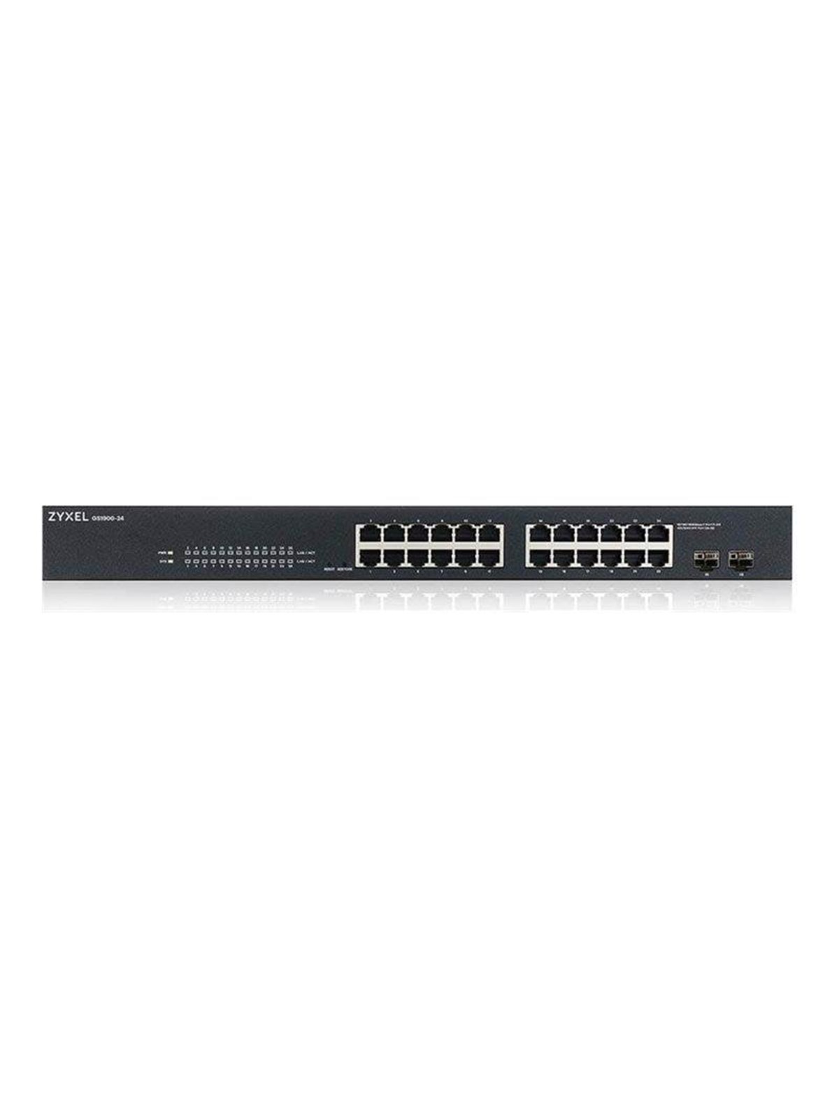 Zyxel Gs1900-24 24-port Gbe Smart Managed Switch With Gbe Uplink - Switches - Gs1900-24-eu0102f