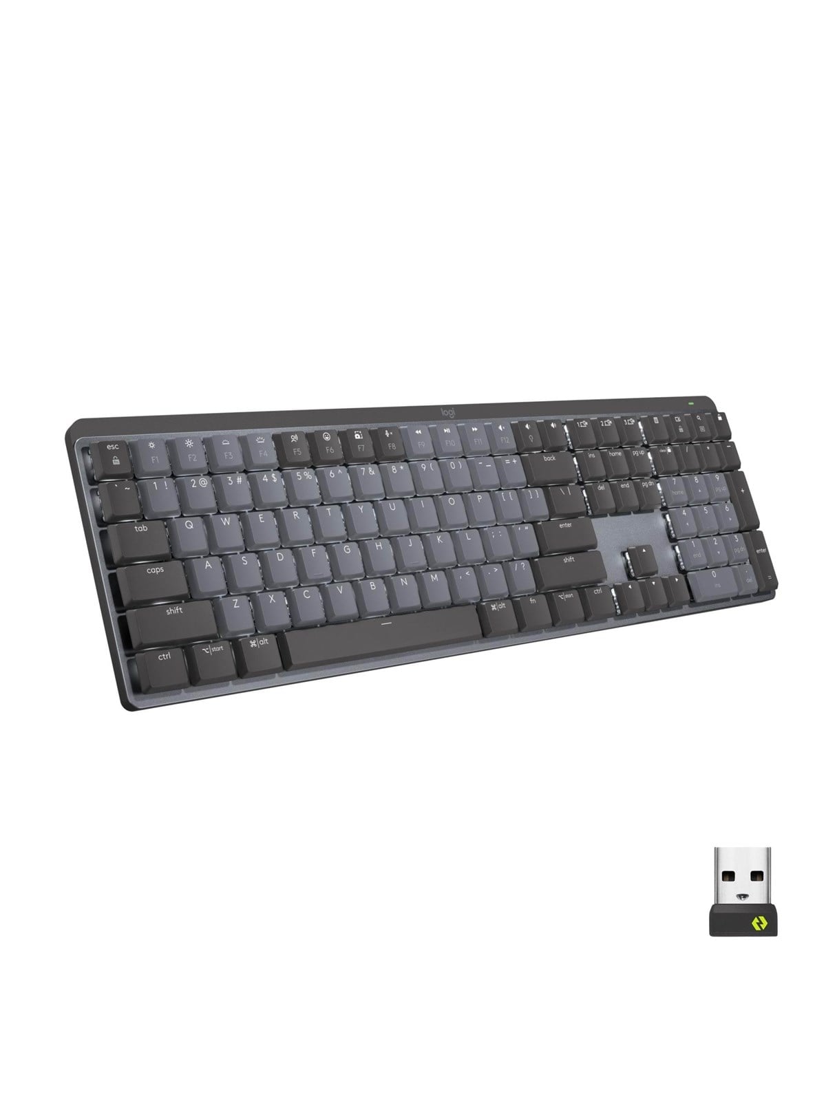 Logitech MX Mechanical Wireless Illuminated Performance Keyboard Graphite - Clicky - DE - Tastaturen - Deutsch - Schwarz - 920-010750