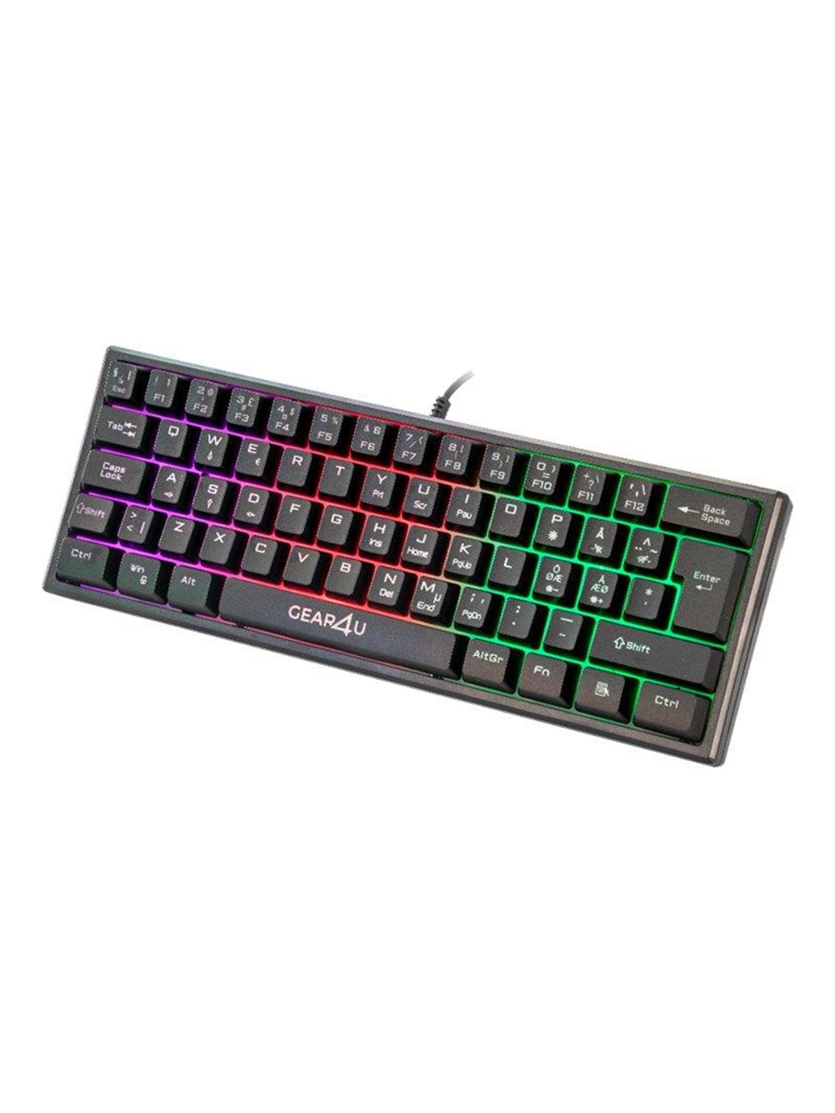 Gear4u - Keyboard - Nordic - Black - Gaming Tastaturen - Nordisch - Schwarz - G4u-201001