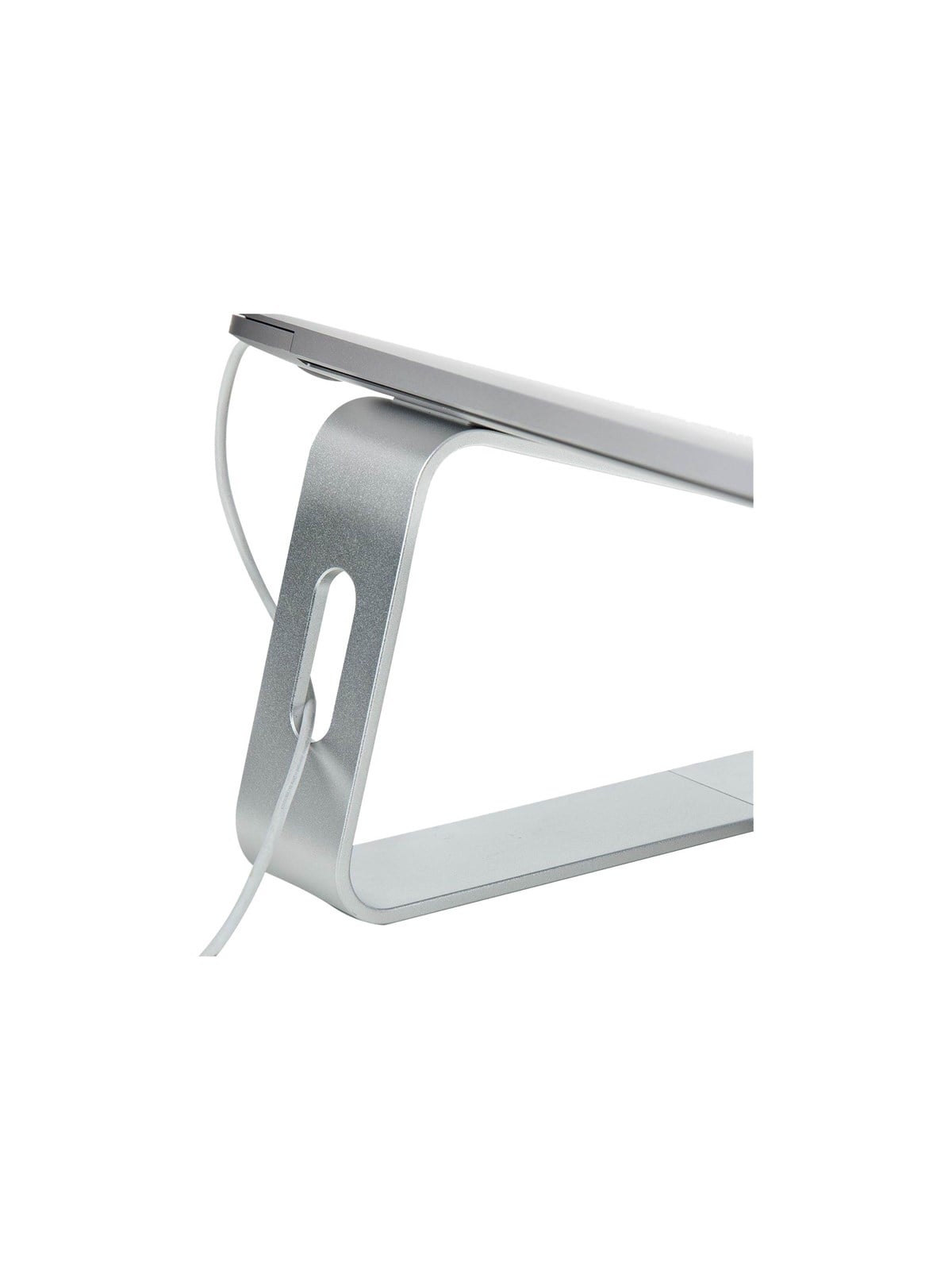 Laptop Stand For Desk 5kg/11lb Aluminum Silver Ergonomic (Laptop-stand-silver) - Notebook Stand - Systemzubehoer