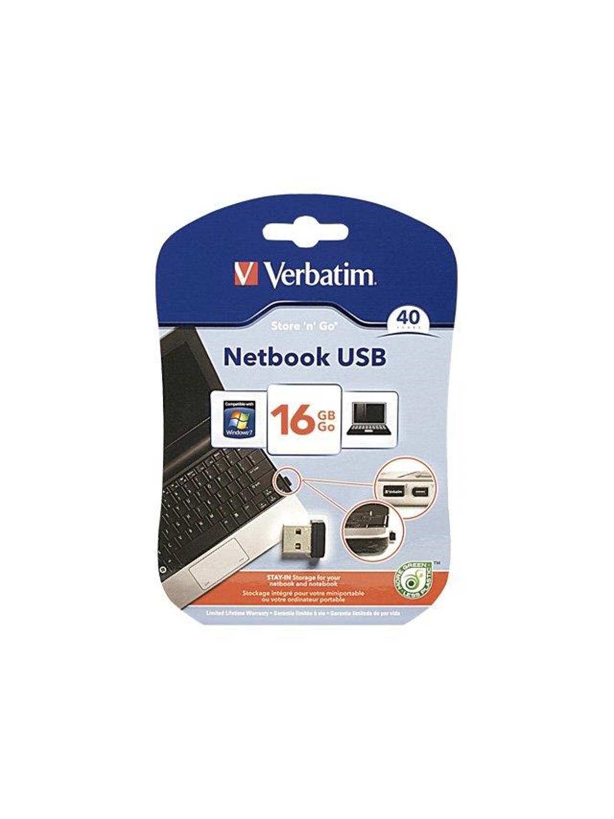 Verbatim Nano Store'n Stay - 16gb - Usb-stick - Usb Stick - 97464