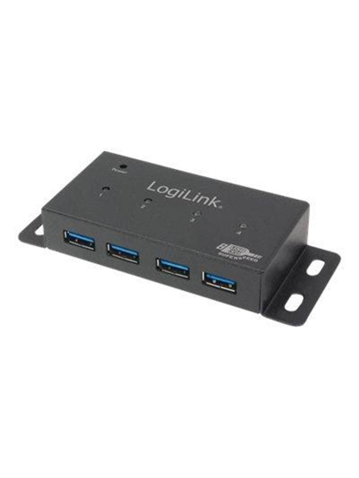 Logilink Usb 3.0 Hub 4-port Metal Housing Usb-hubs - Usb 3.2 - 4 - Usb Hubs - Ua0149