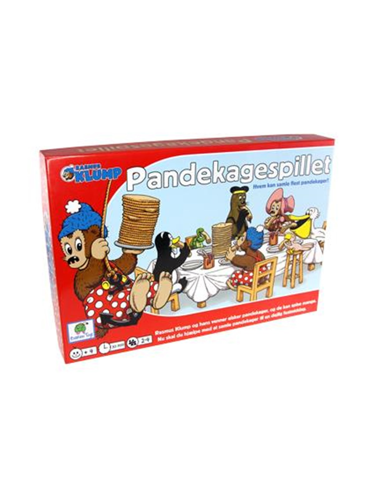 Forlaget Globe Rasmus Klump - Pandekagespillet - Brettspiele - 5704976074205