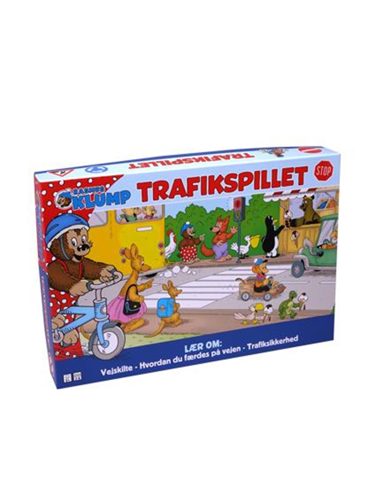 Barbo Toys Rasmus Klump - Traffic Game DK - Brettspiele - 5704976074250