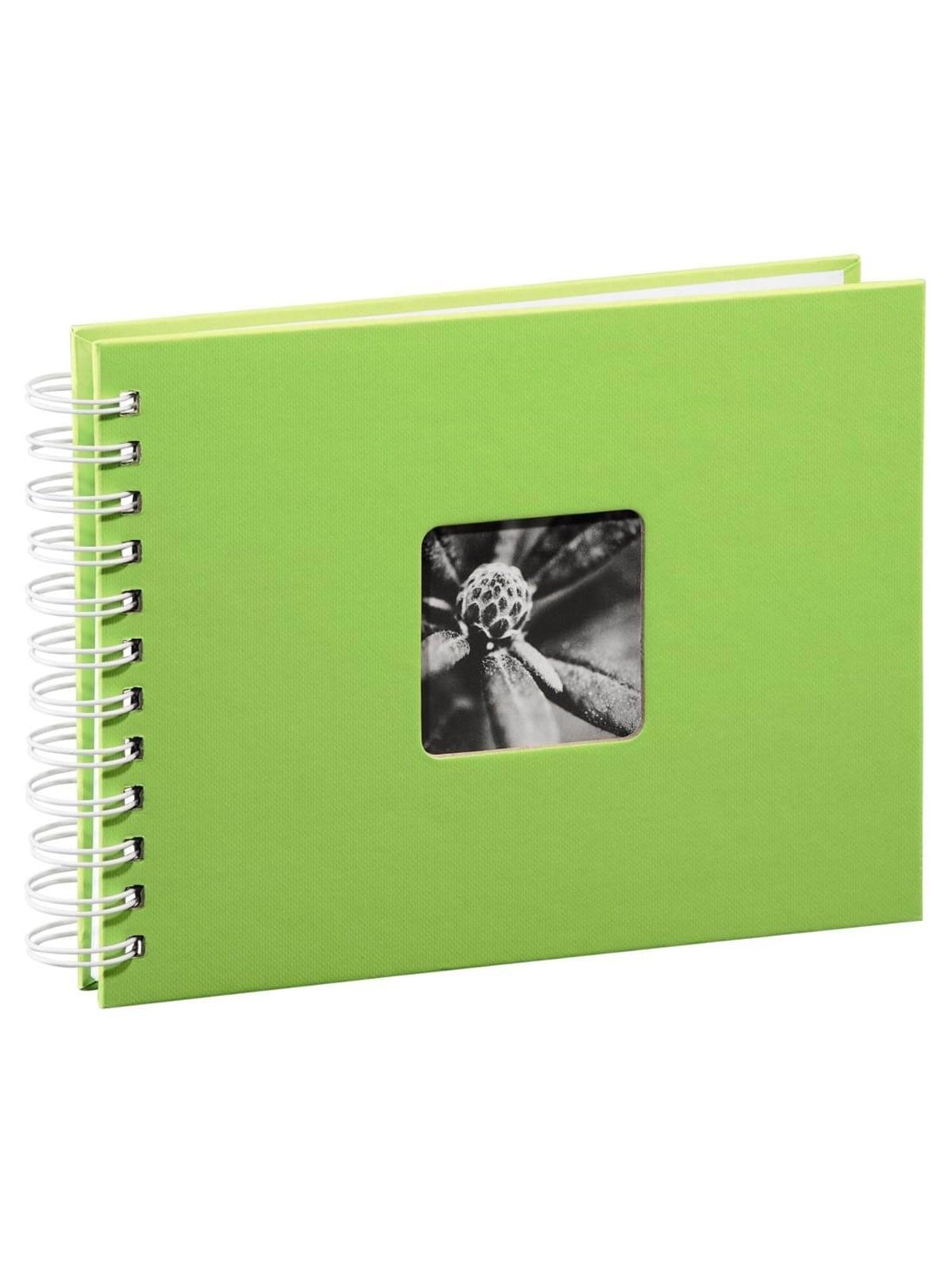 Hama "Fine Art" Spiral Album 24 x 17 cm 50 White Pages kiwi Image