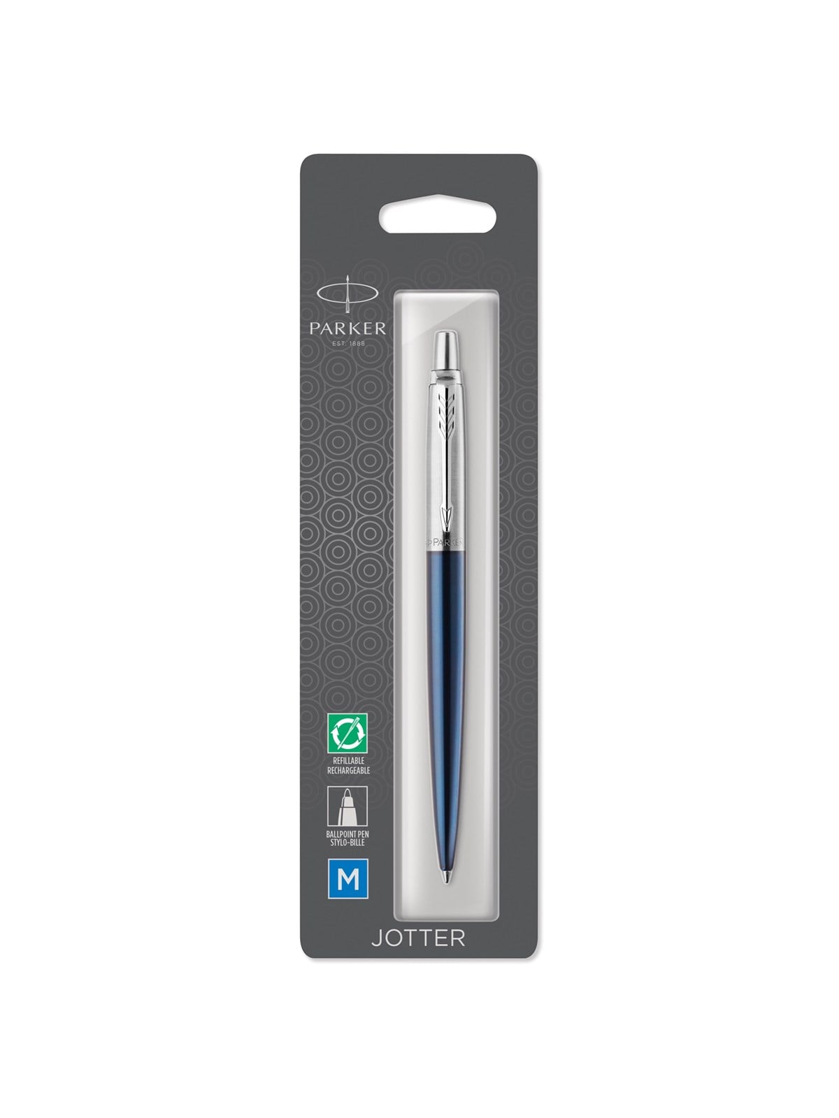 Parker Jotter Kugelschreiber | Royal Blue | Mittlere Spitze | Blaue Tinte | Blister-verpackung - Utensilien Zum Schreiben Und Zeichnen - 1953209