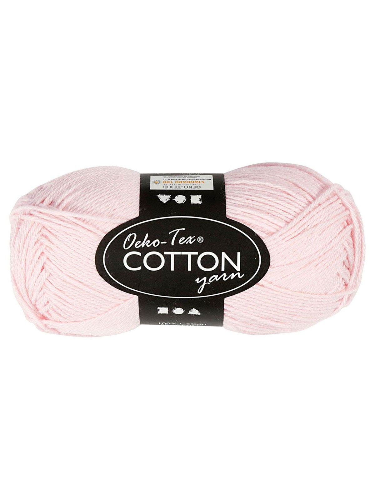 Creativ Company Cotton Yarn Dusty Rose 50gr 170m - Garn Zubehoer - 431140