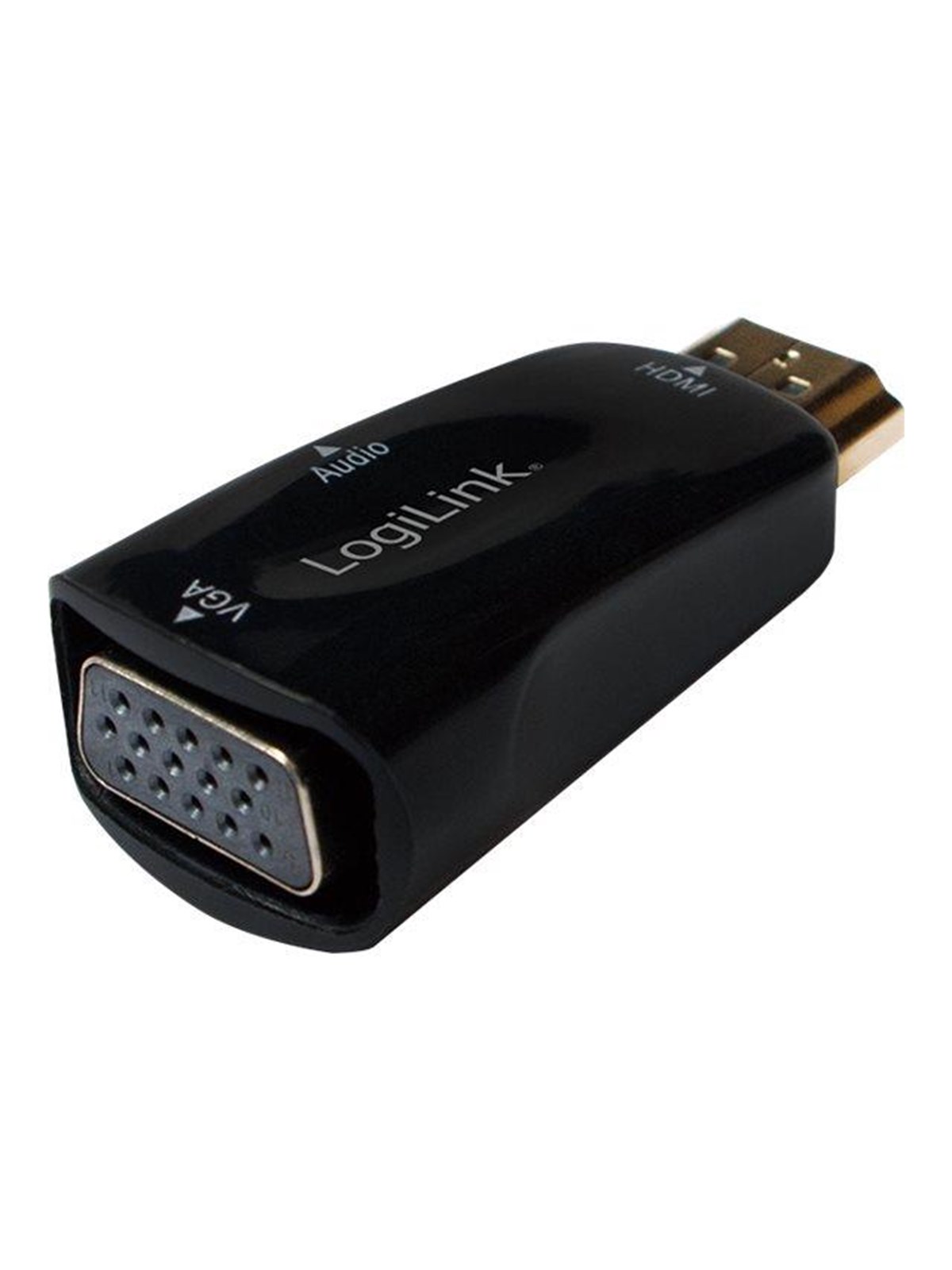 Logilink Hdmi Adapter A/m to Vga/f + 3.5 Mm/f 1080p Black - Display Kabel - Cv0107