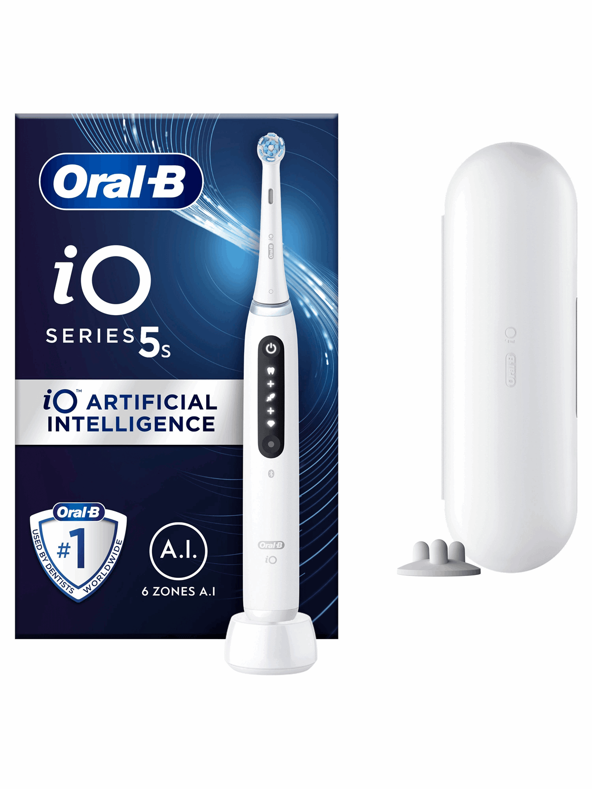 Oral-b Elektrische Zahnbürste iO 5S Quite White - Elektrische Zahnbuersten - 4210201414926