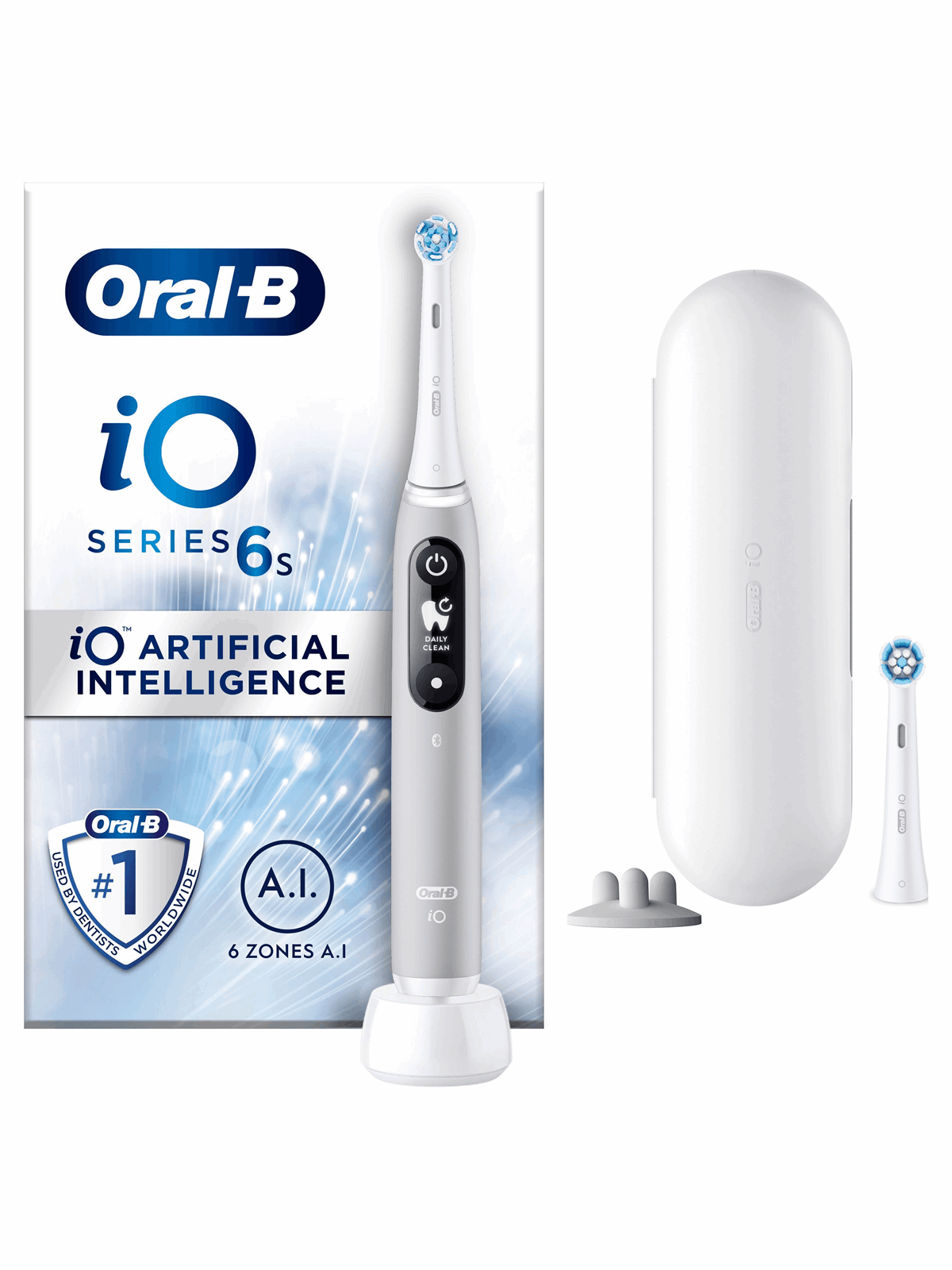 Oral-b Elektrische Zahnbürste Io6s Grey Opal - Elektrische Zahnbuersten - 4210201427360