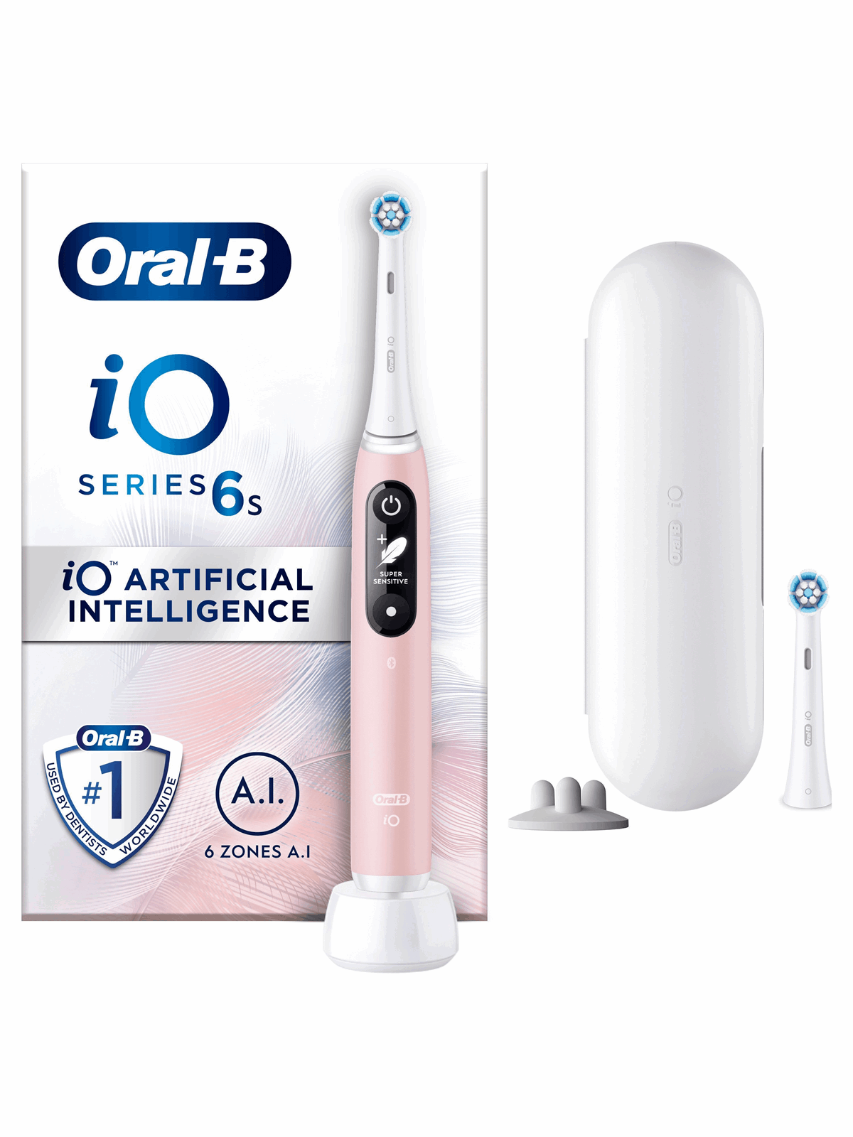 Oral-b Elektrische Zahnbürste Io6s Pink Sand Sensitive - Elektrische Zahnbuersten - 4210201427384