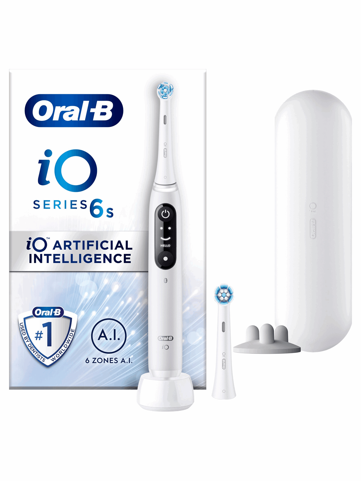 Oral-b Elektrische Zahnbürste Io6s White - Elektrische Zahnbuersten - 4210201427407