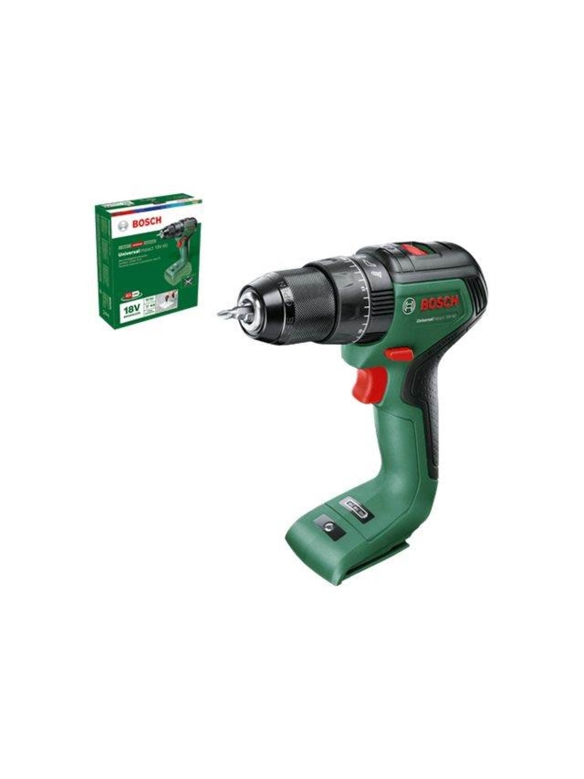 Bosch Universalimpact 18v-60 (Solo) - Schraubbohrmaschinen - 06039d7100