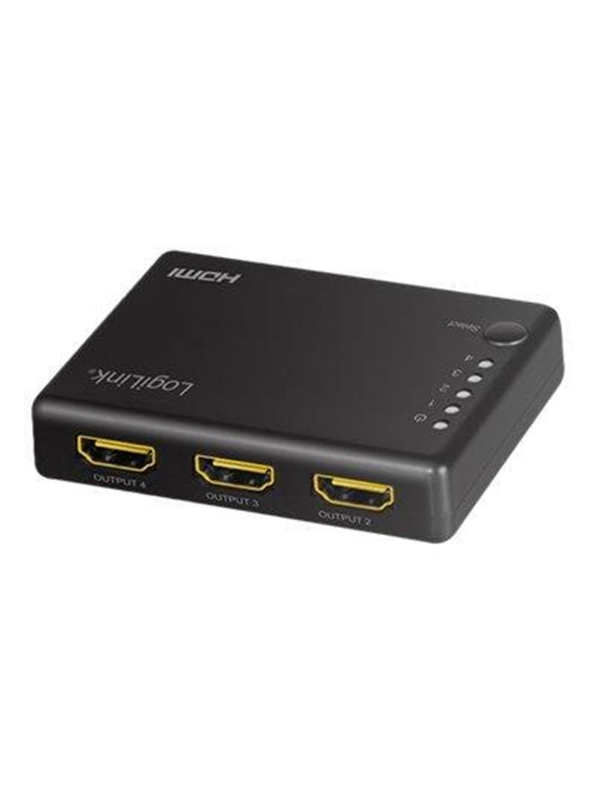 Logilink Hdmi Splitter 1x4-port 4k/30 Hz Hdcp Cec Slim - Video Audio Switcher - Hd0036