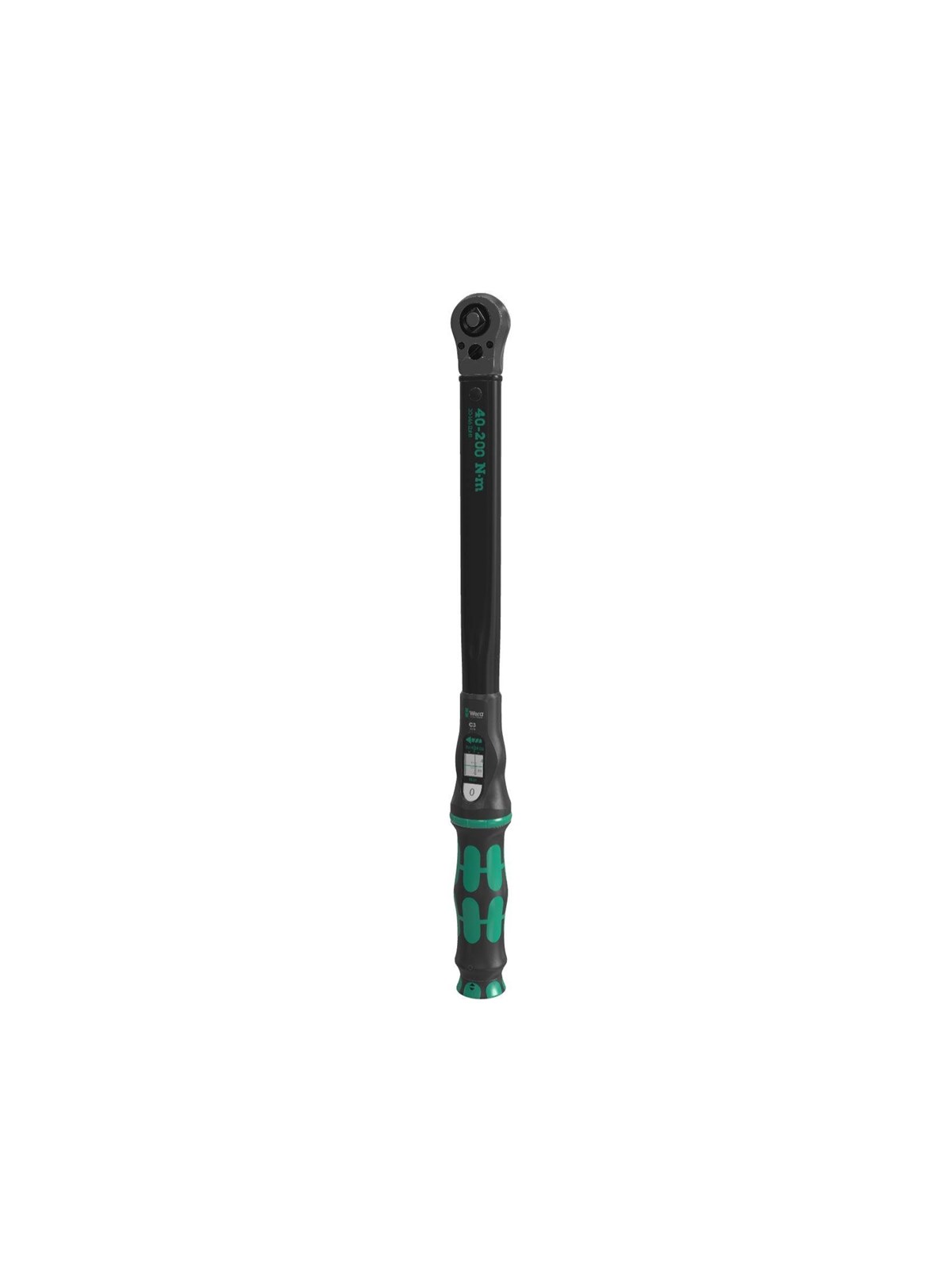 Wera Click-Torque C 3 Push R/L adjustable torque wrench for clockwise and anti-clockwise torque-control 40-200 Nm
