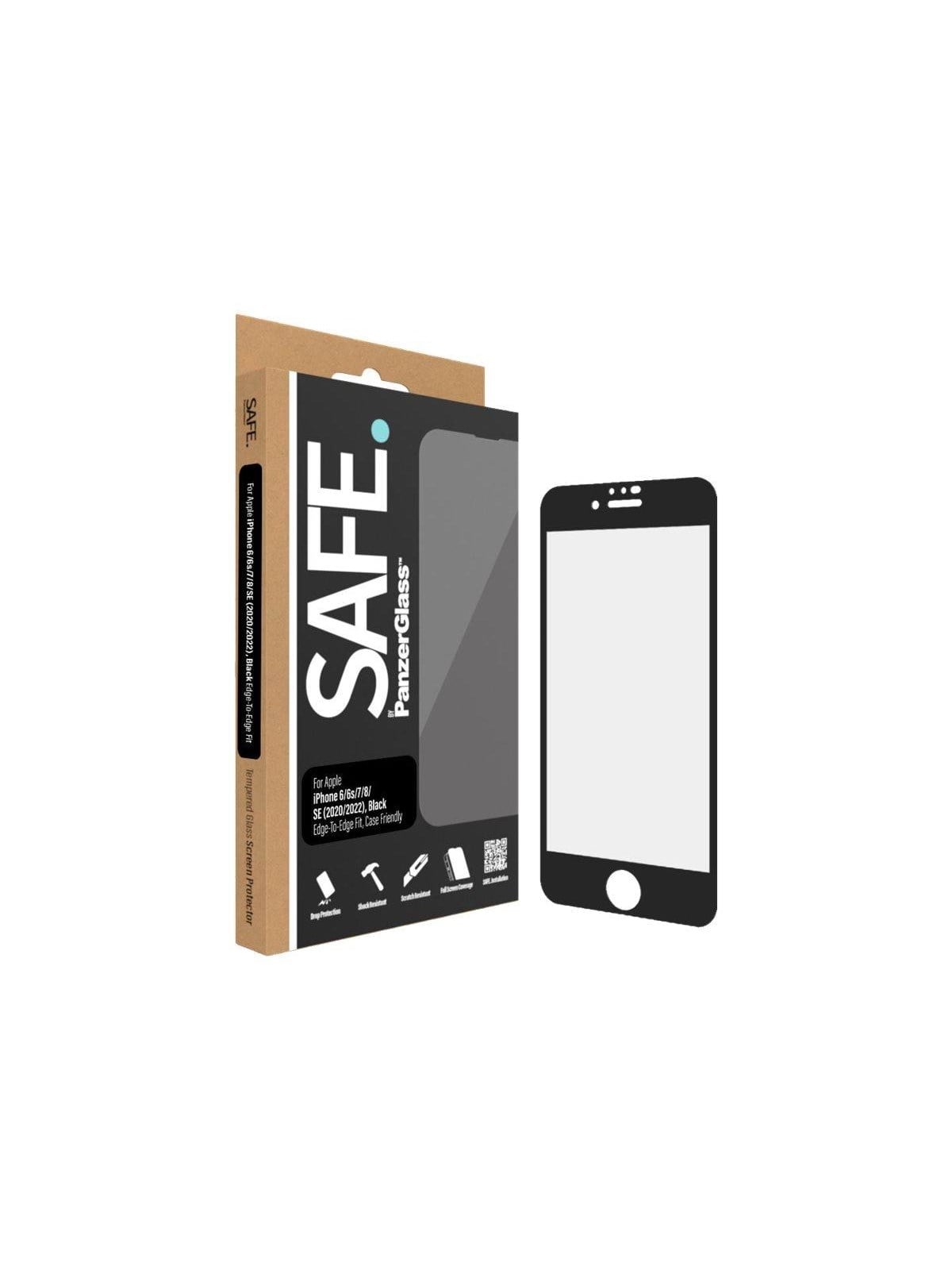 Safe by Panzerglass Screen Protector Apple Iphone 8 | 7 | 6 | 6s | SE (2020/2022) | Edge-to-edge - Handys Schutzfolie - Safe95007