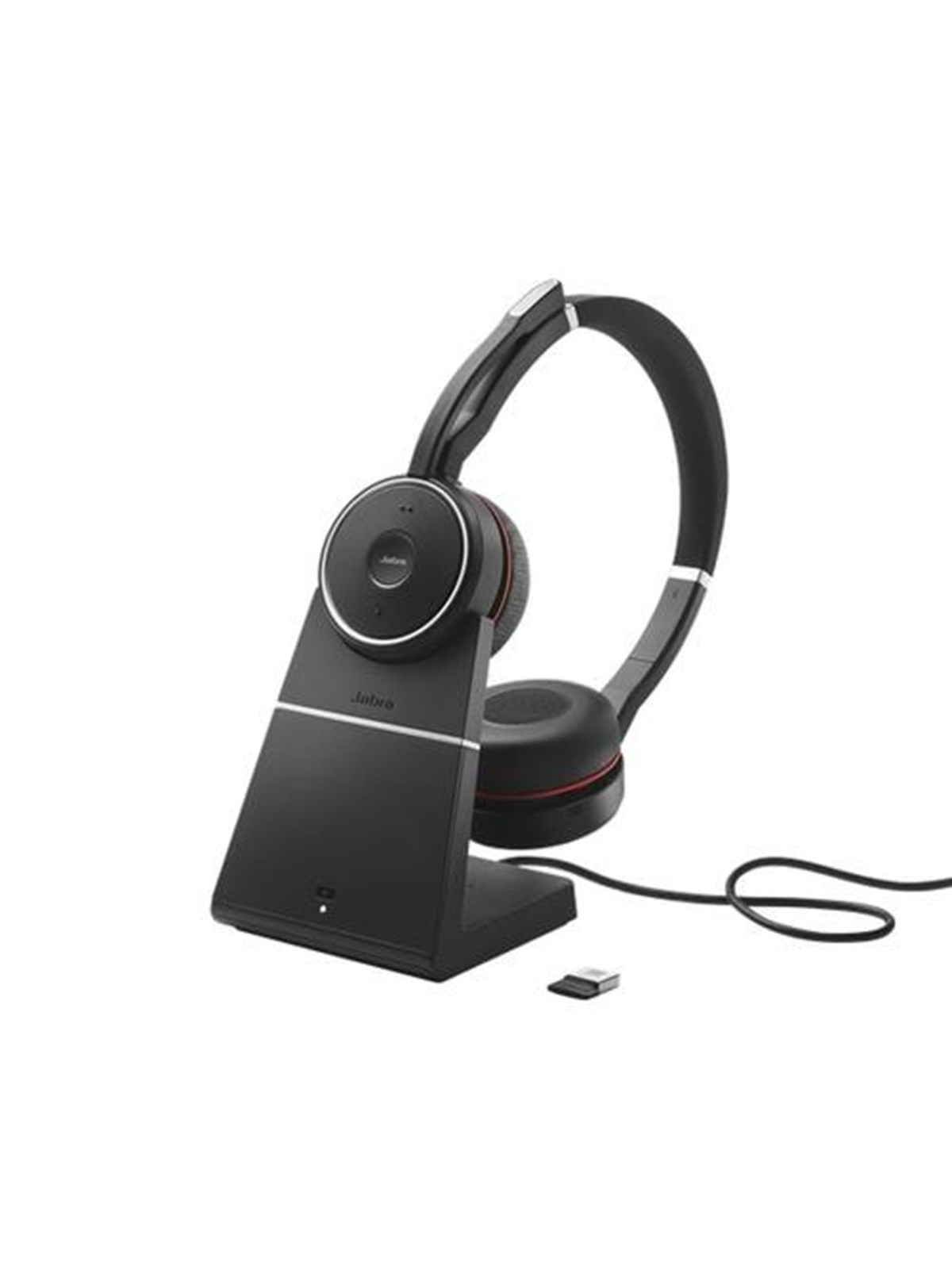 Kopfhörer - Jabra Evolve 75 SE UC Stereo w/ Charging Stand - Kopfhoerer/headsets - 7599-848-199