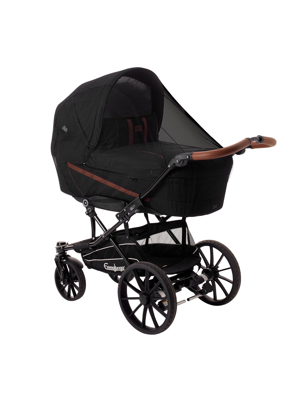 Babydan Deluxe Mosquito Net For Pram Black - Babypflege - 3300-11-15