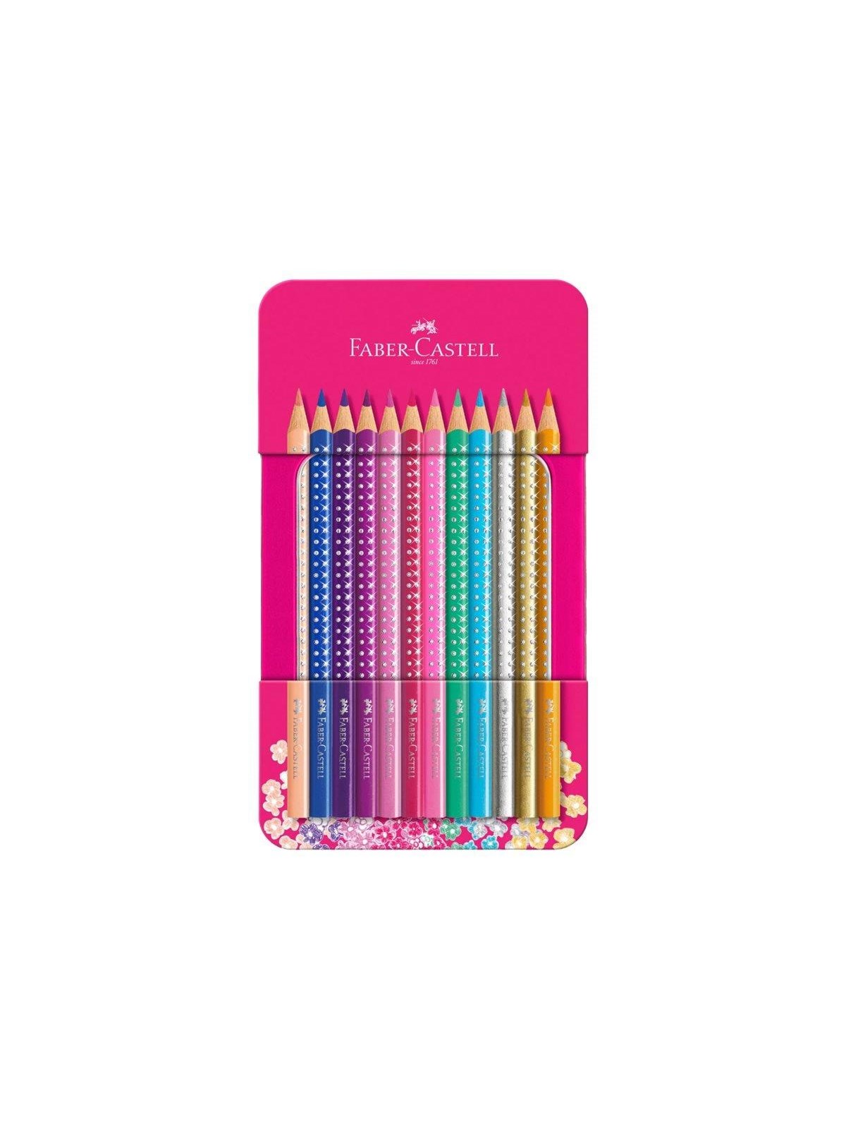 Faber-castell Sparkle Colour Pencil.12 pc in Tin Box - Utensilien Zum Schreiben Und Zeichnen - 201737