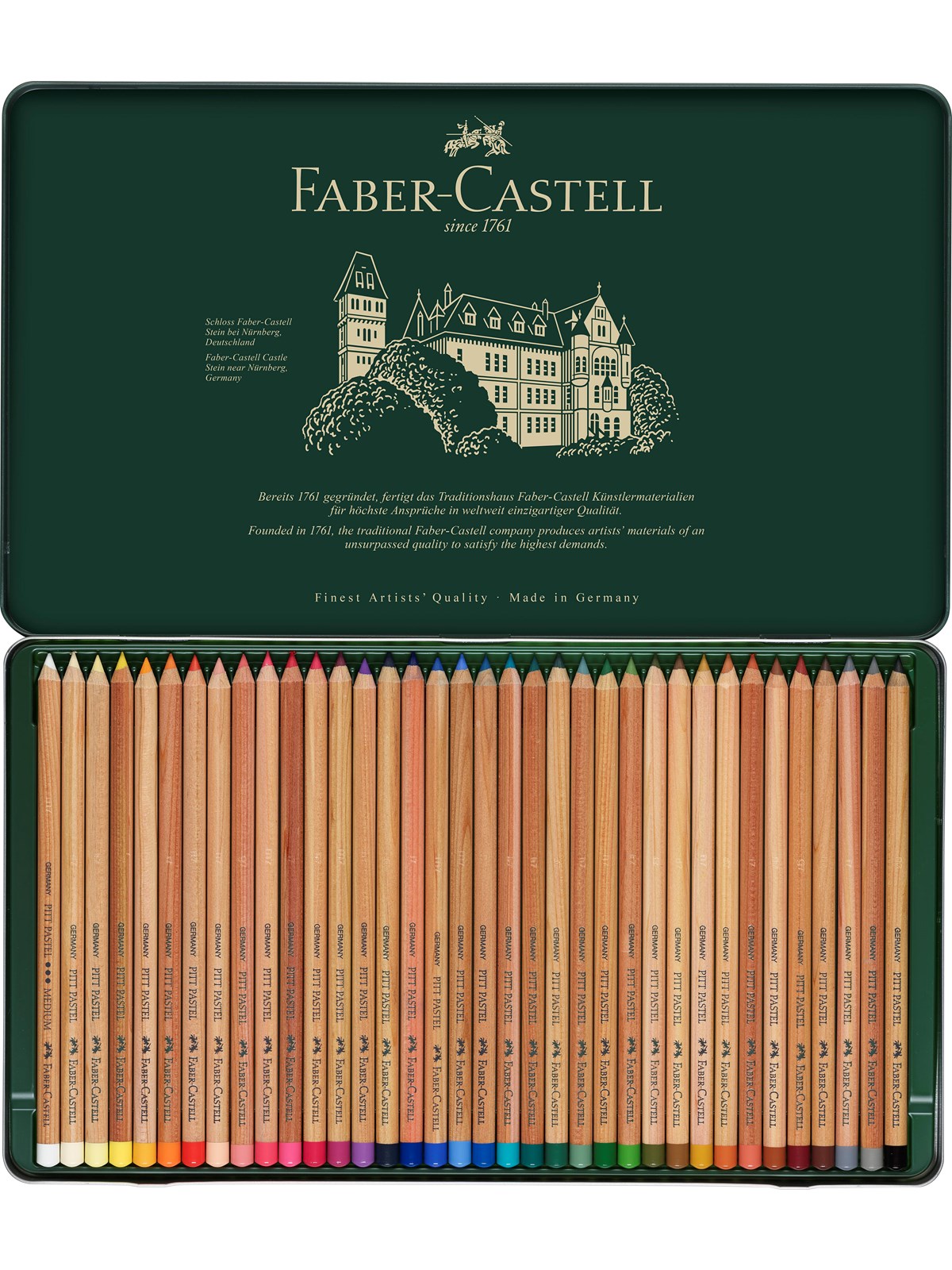 Faber-castell Farbstift Pitt Pastel 36er Metalletui - Utensilien Zum Schreiben Und Zeichnen - 112136