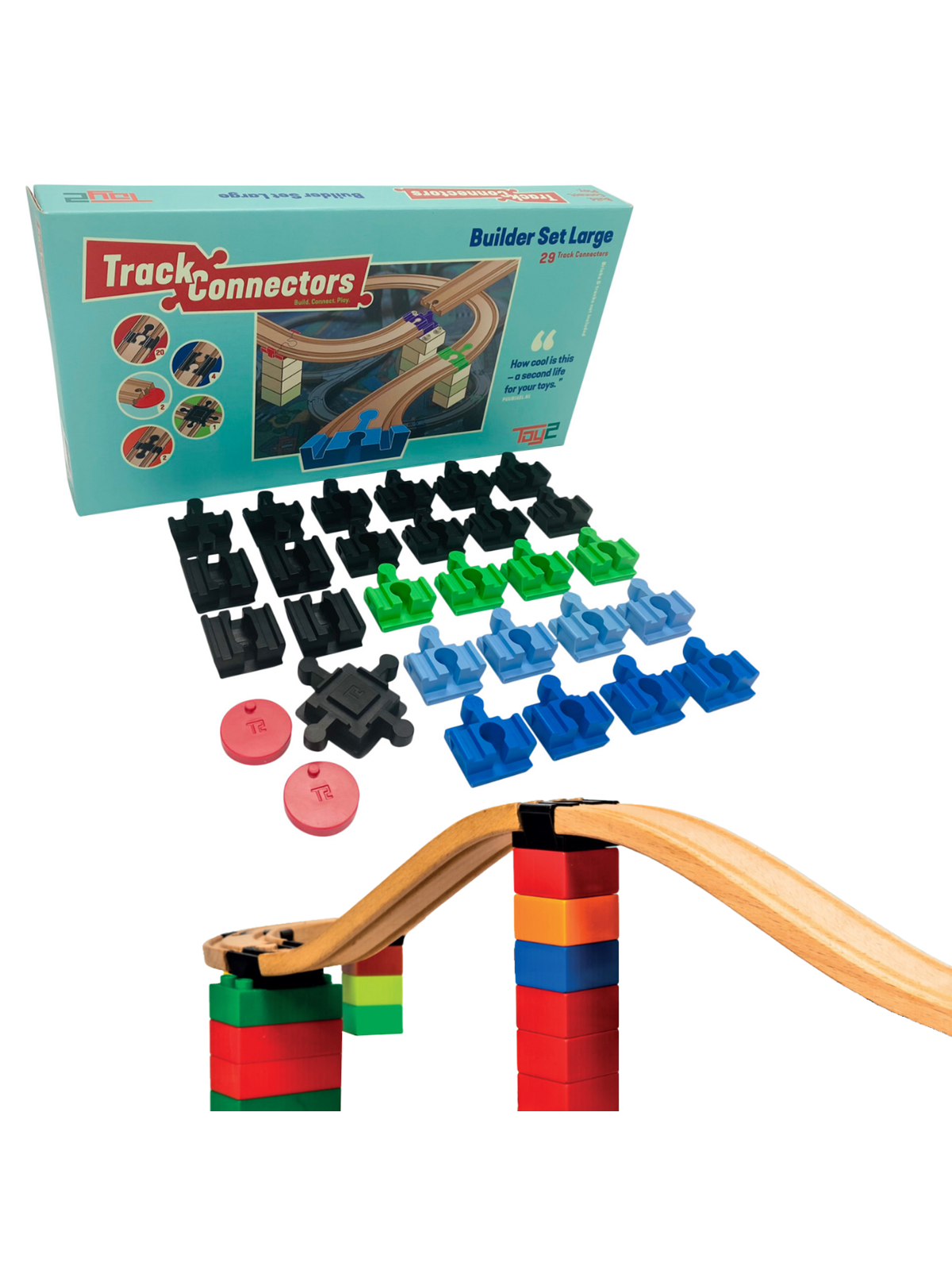 Toy2 Baumeister Paket Gross - Bausets - 21003