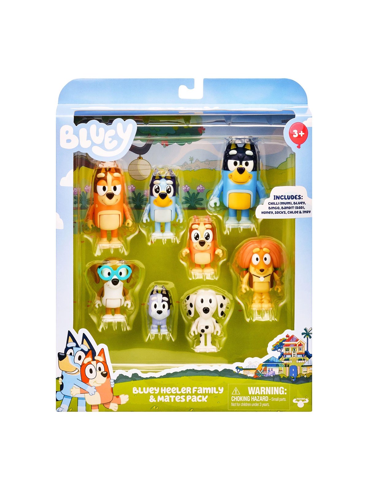 Bluey 8 Figures Multipack S3 - Figuren - 90128