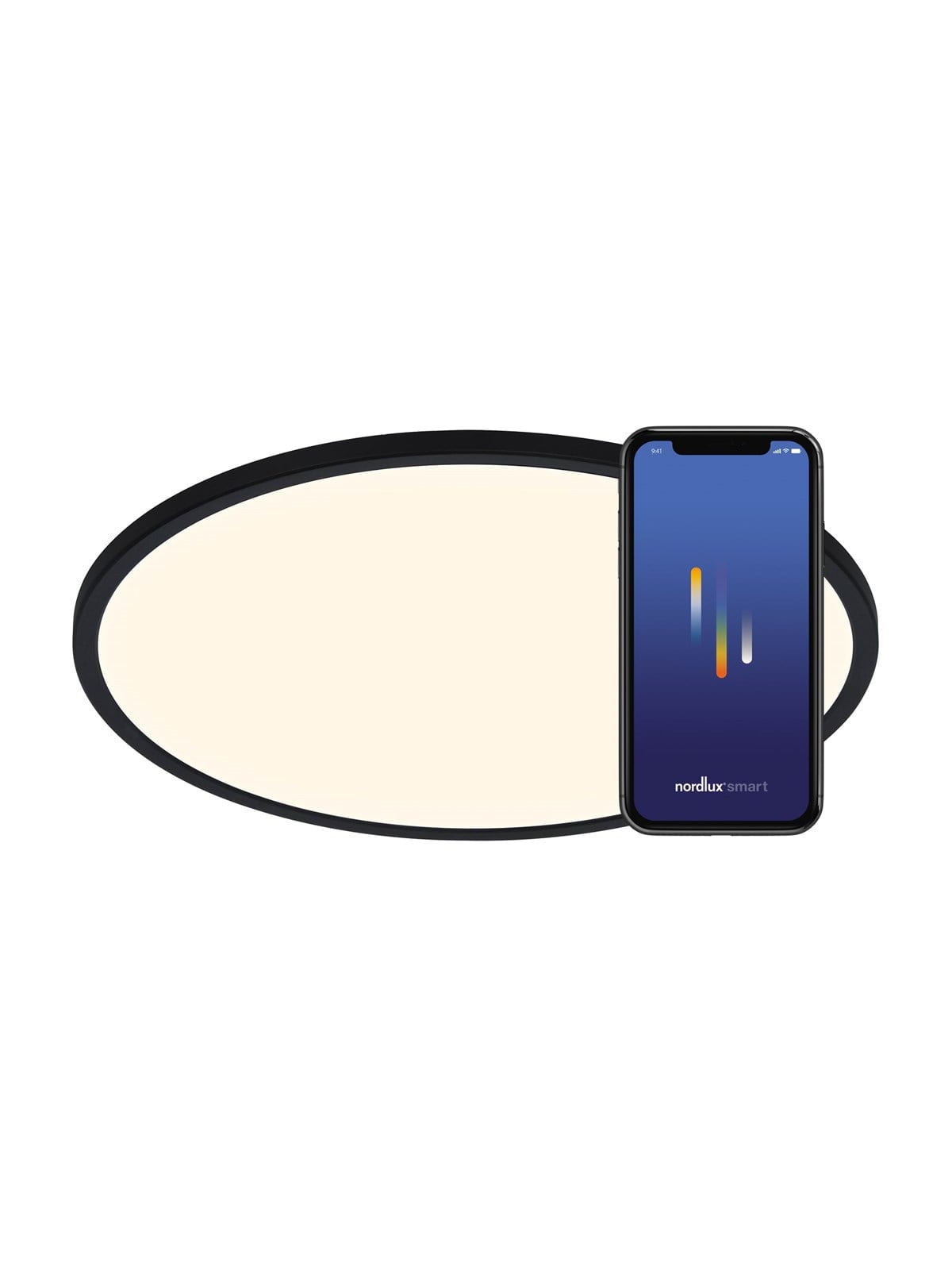 Nordlux Oja Smart 42 Deckenleuchte Schwarz - Smart Home - 2015136103