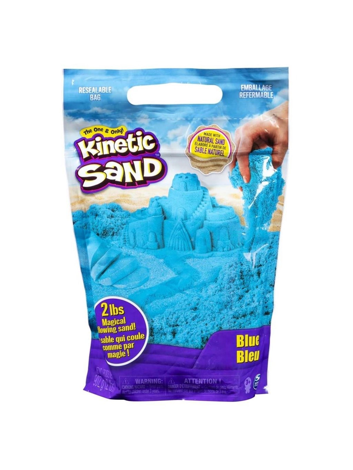 Kinetic Sand Colour Bag Blue - Kreativ Spiele - 6047183