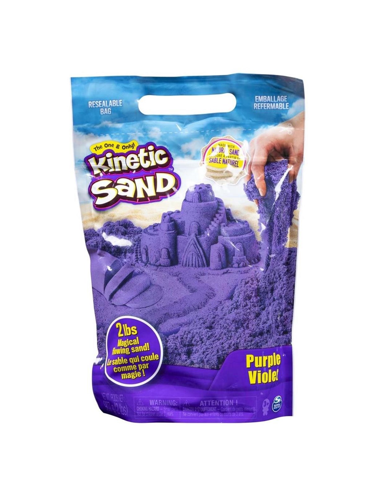 Kinetic Sand Colour Bag Purple - Kreativ Spiele - 6047184