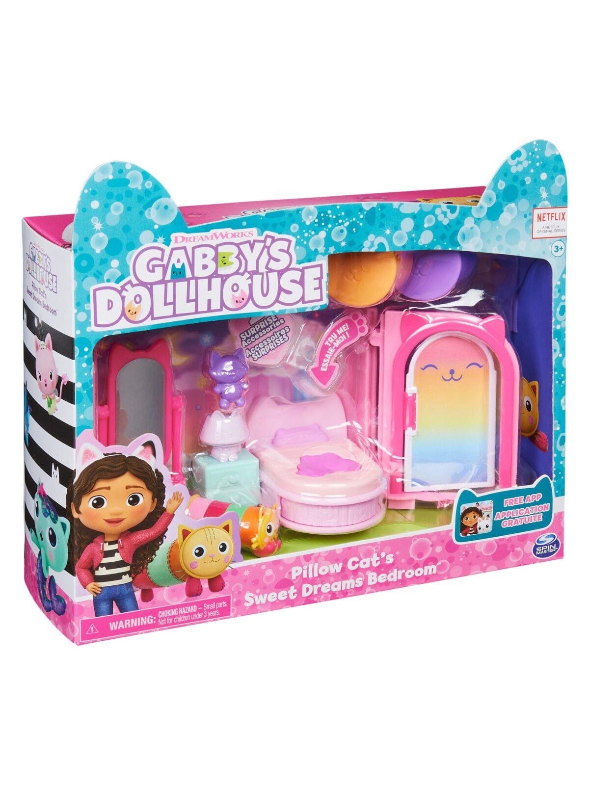 Gabby's Dollhouse Deluxe Room - Cat's Bedroom - Dollhouse Accessories - 6062037