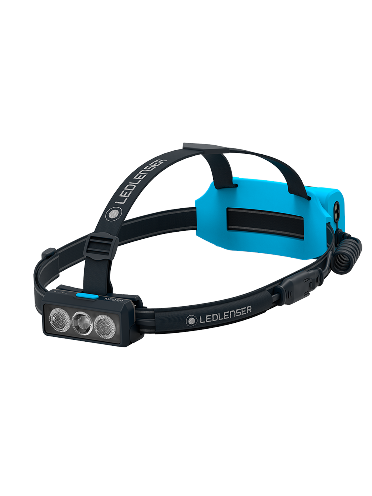 Ledlenser Neo9r Headlamp, 1200 Lumen, Black/blue - Smart Home - 502715