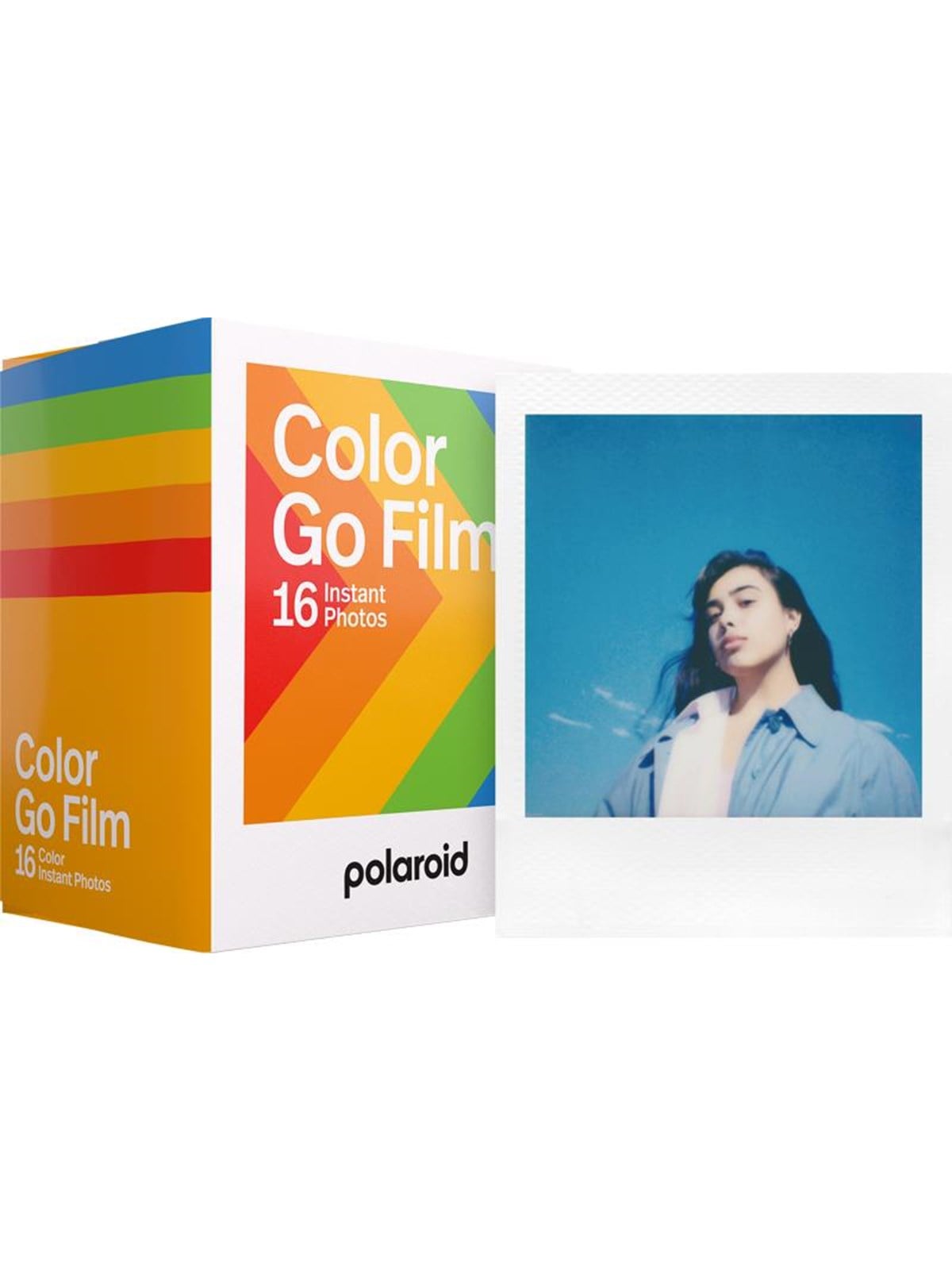 Polaroid Color Film Go Type (8 Exposures) - White Frame - 2-pack - Photo Film - 006017