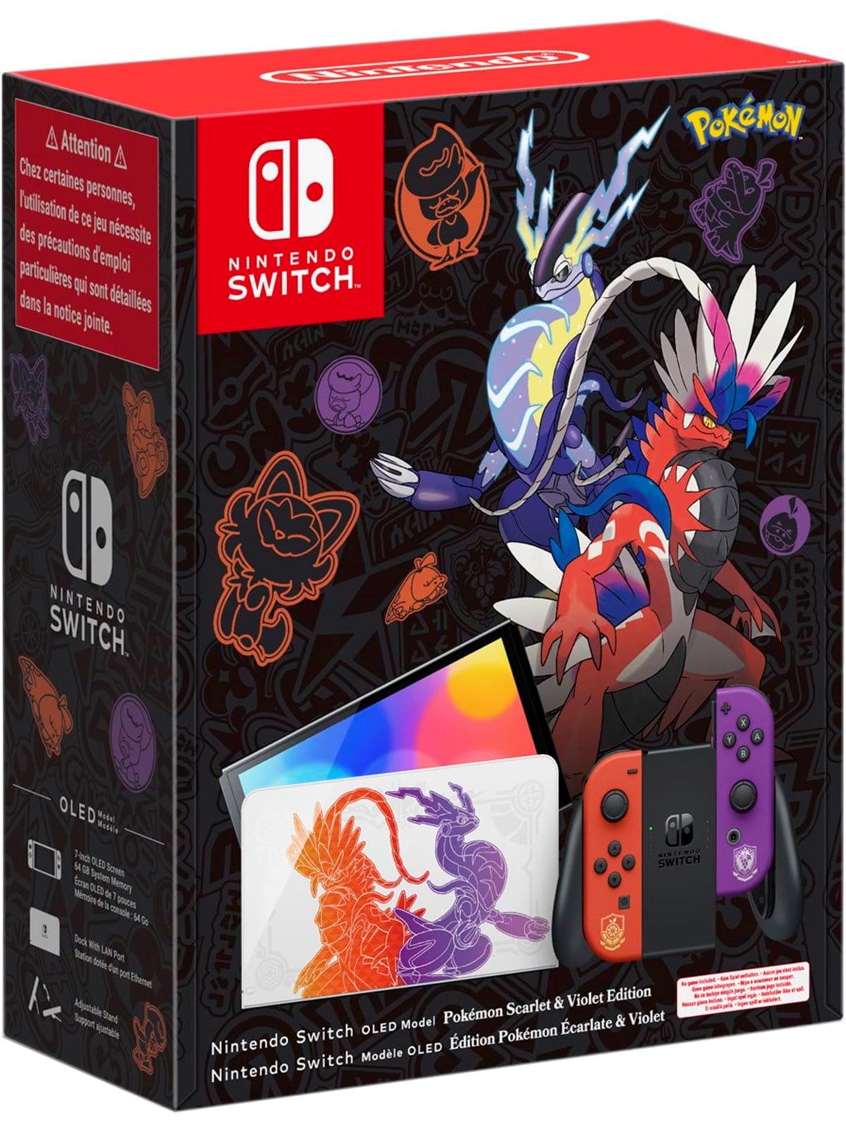 Nintendo Switch Oled Pokémon Scarlet & Violet Edition - Spielkonsolen - 0045496453558
