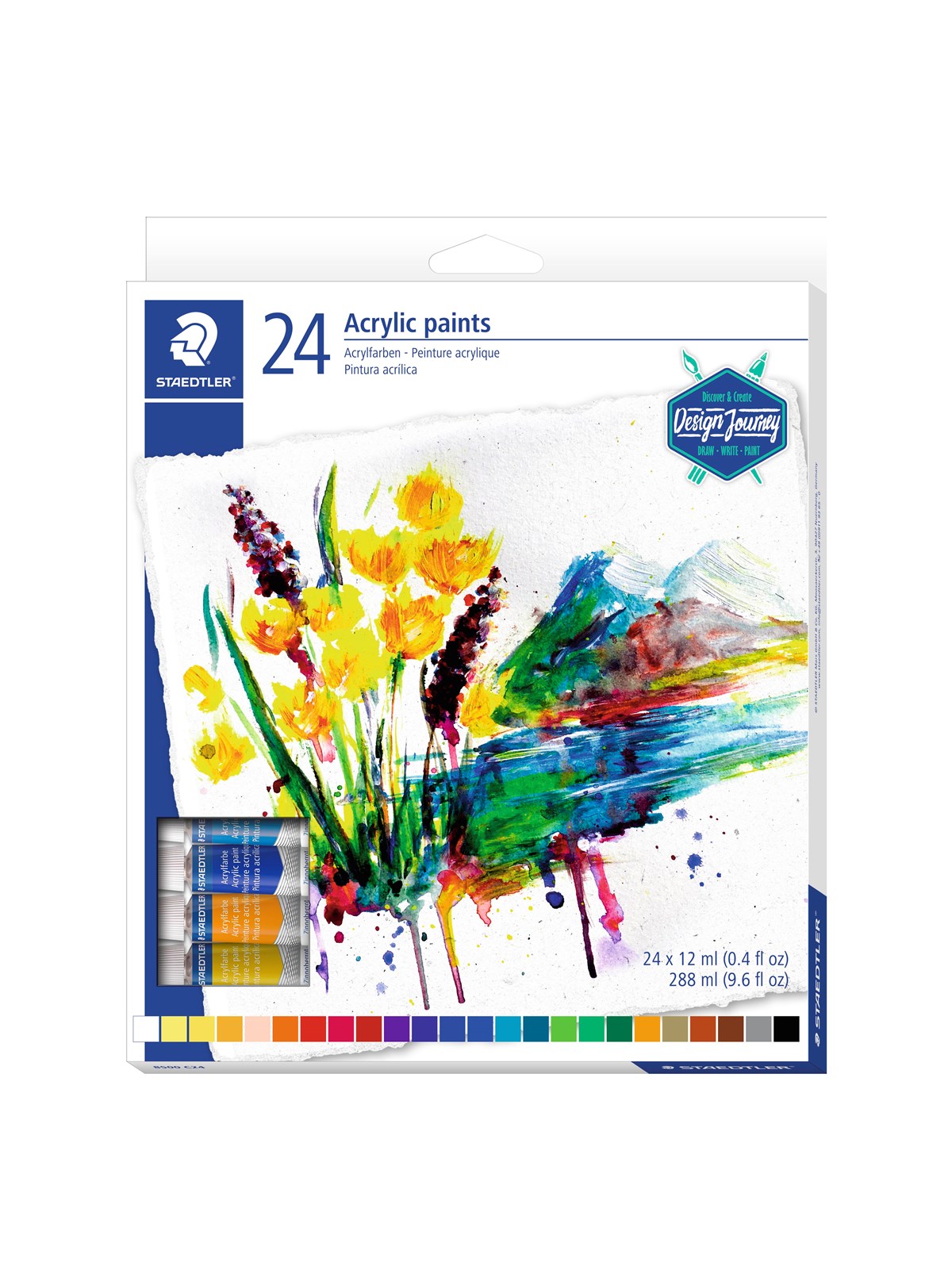 Staedtler Acrylic Paint Tubes 24pc - Hobby Zubehoer - 4007817024171