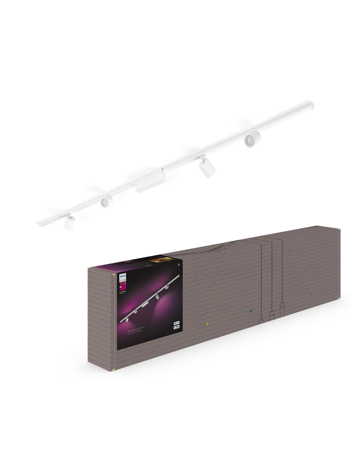 Philips Hue Perifo Ceiling Set - 4 Cylinder Spots - White - Smart Home - 929003117401